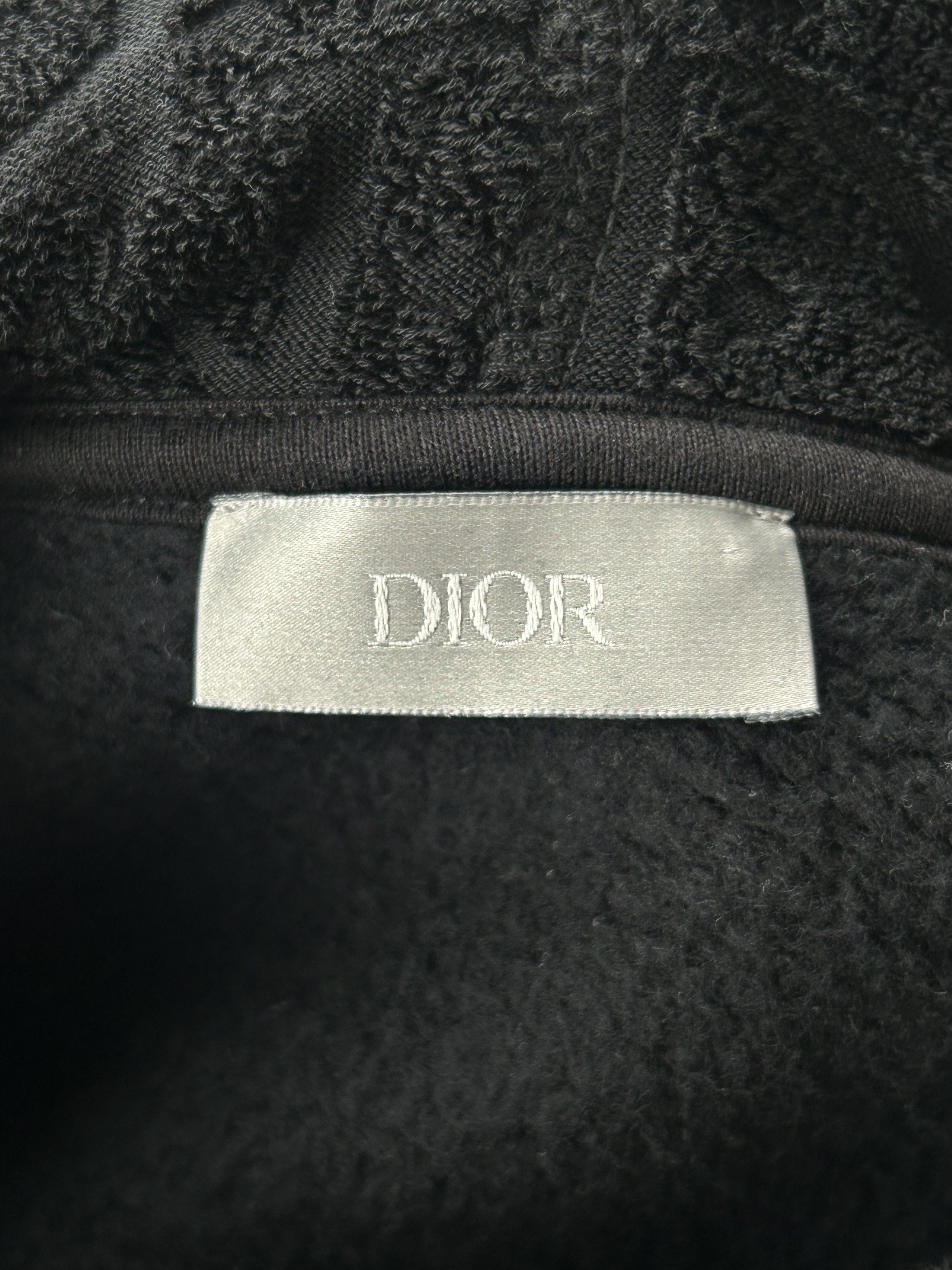 Dior Dior Black Oblique Towel Hoodie Size US L / EU 52-54 / 3 - 3 Thumbnail