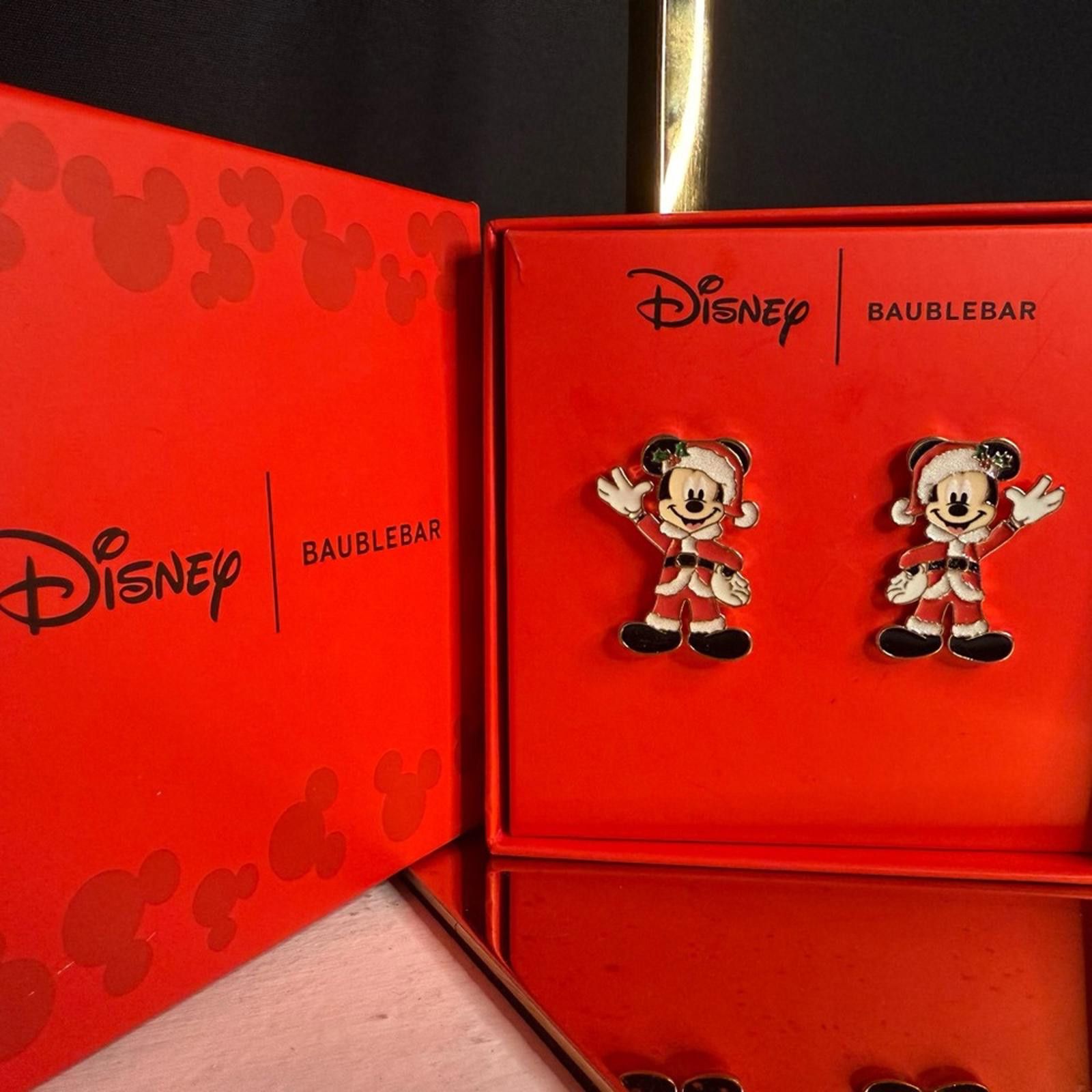 Designer Disney BaubleBar Mickey Mouse Santa Earrings Size ONE SIZE - 4 Thumbnail