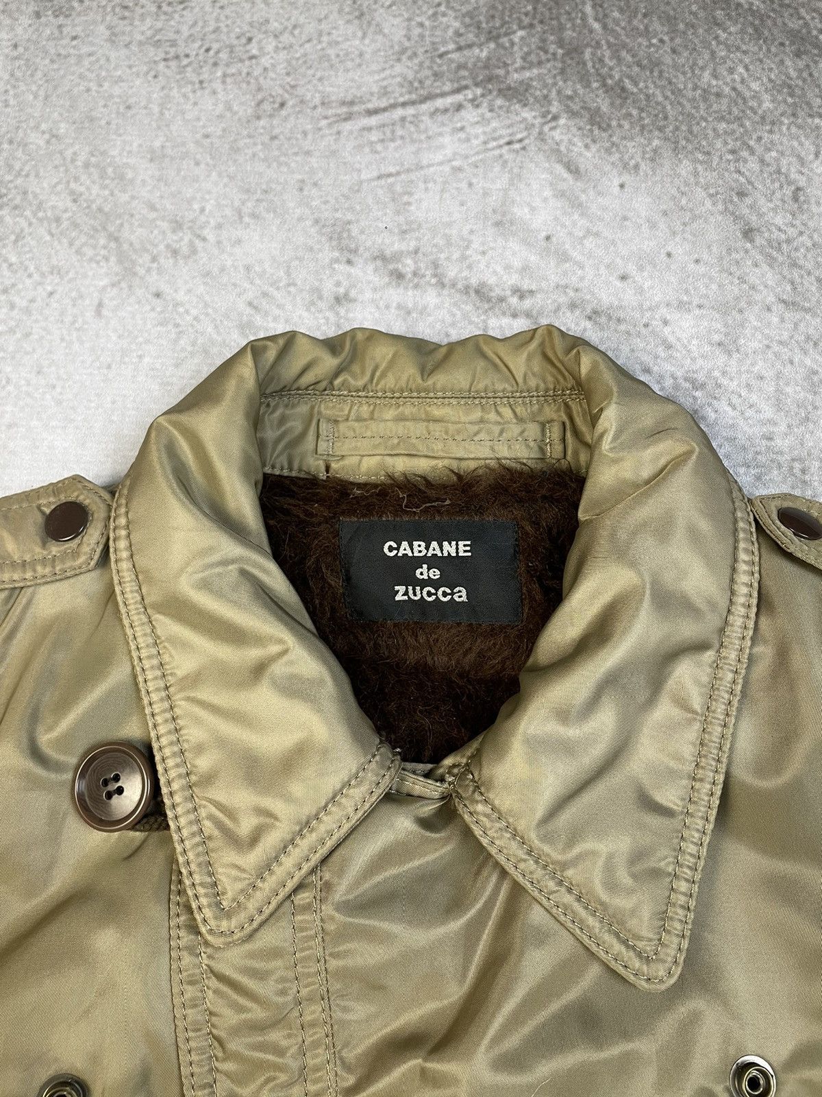 CABANE de ZUCCa AW05 Alpaca Fur Lined Rider Jacket Size US S / EU 44-46 / 1 - 9 Thumbnail