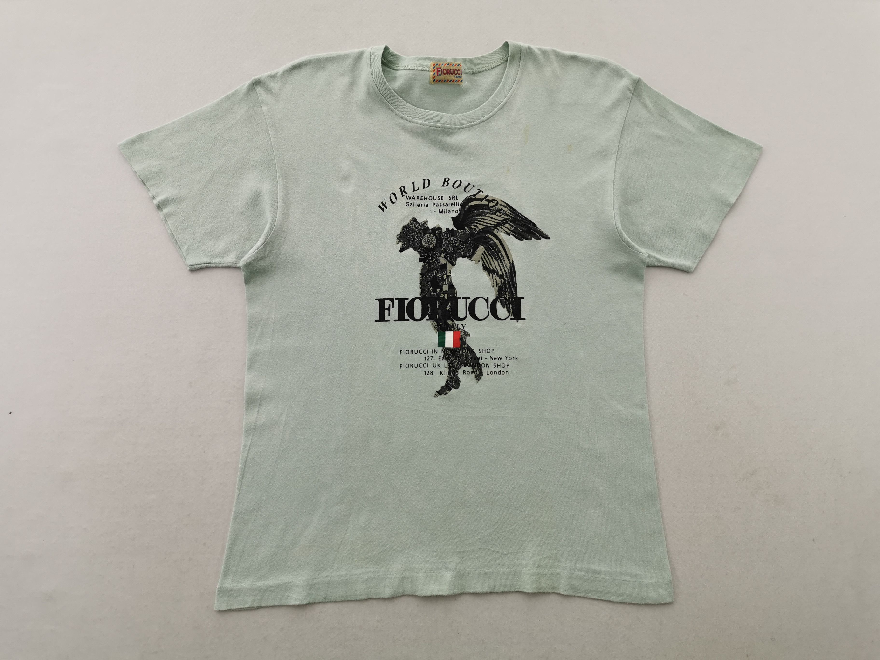 Fiorucci Vintage 90's Fiorucci Tee T Shirt Made In Italy Women Size M Size M / US 6-8 / IT 42-44 - 3 Thumbnail
