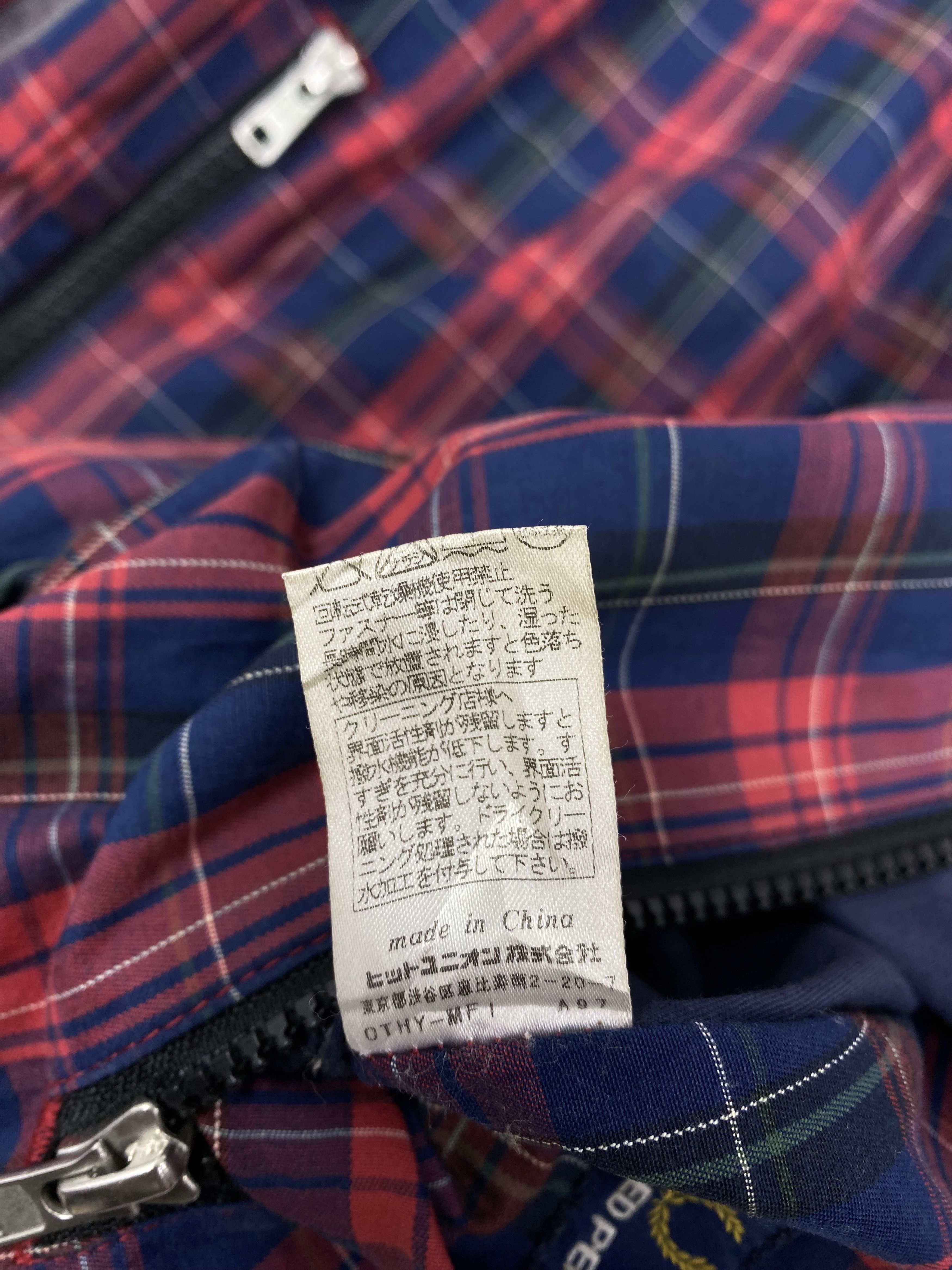 Fred Perry Vintage Fred Perry Flannel Reversible Jacket Size US L / EU 52-54 / 3 - 11 Thumbnail