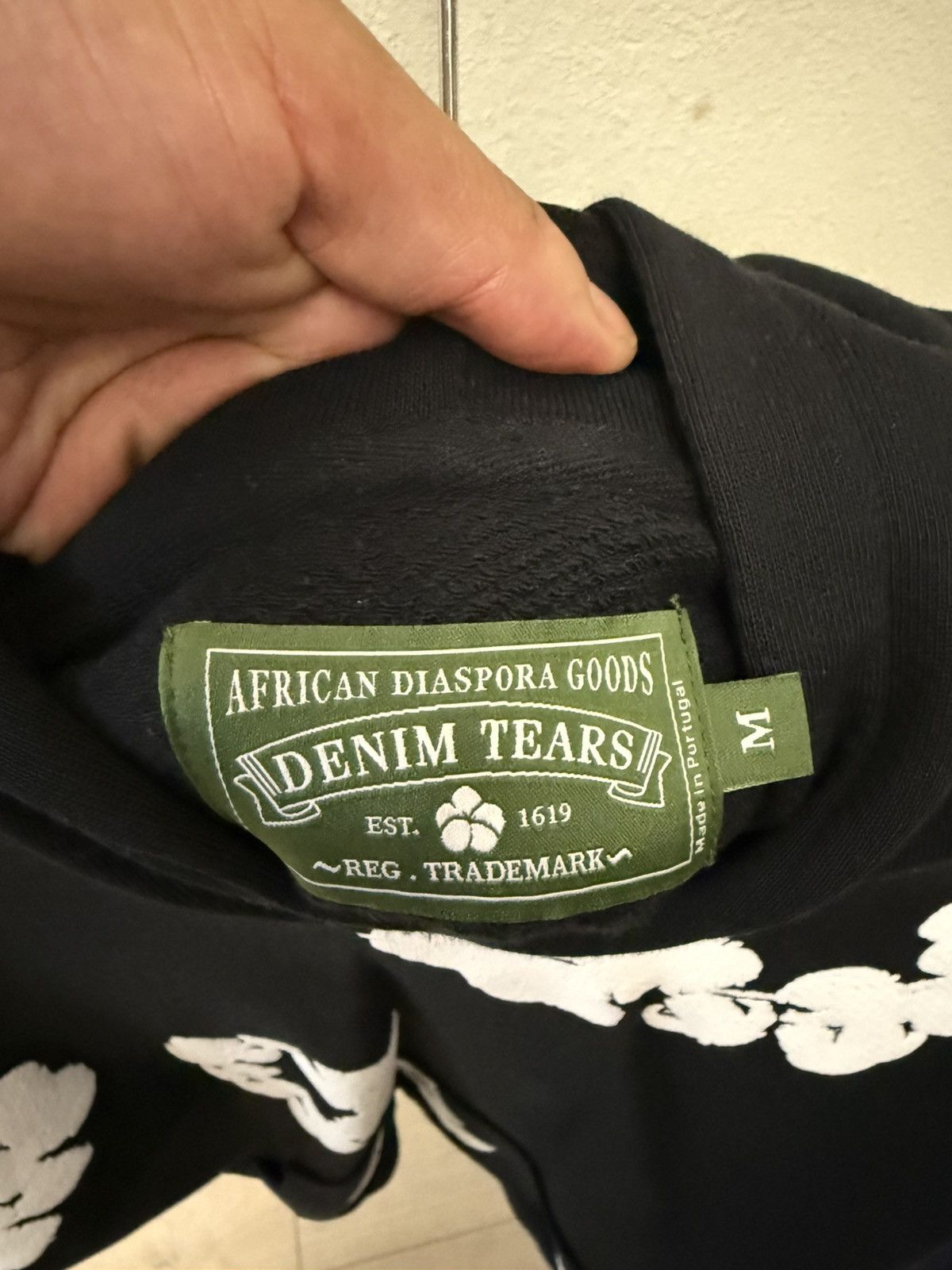 DENIM TEARS Denim Tears Black Hoodie Size US M / EU 48-50 / 2 - 7 Thumbnail