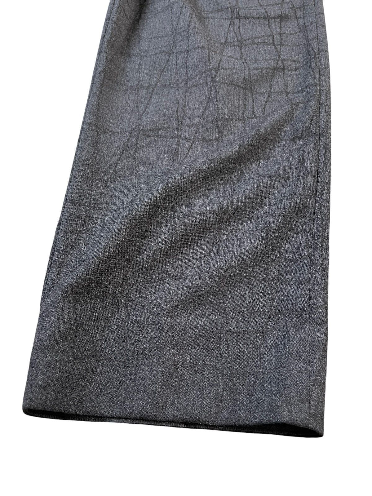 Versace Vintage Gianni Versace Crack Pattern Wool Gabardine Pants Size US 33 - 6 Thumbnail