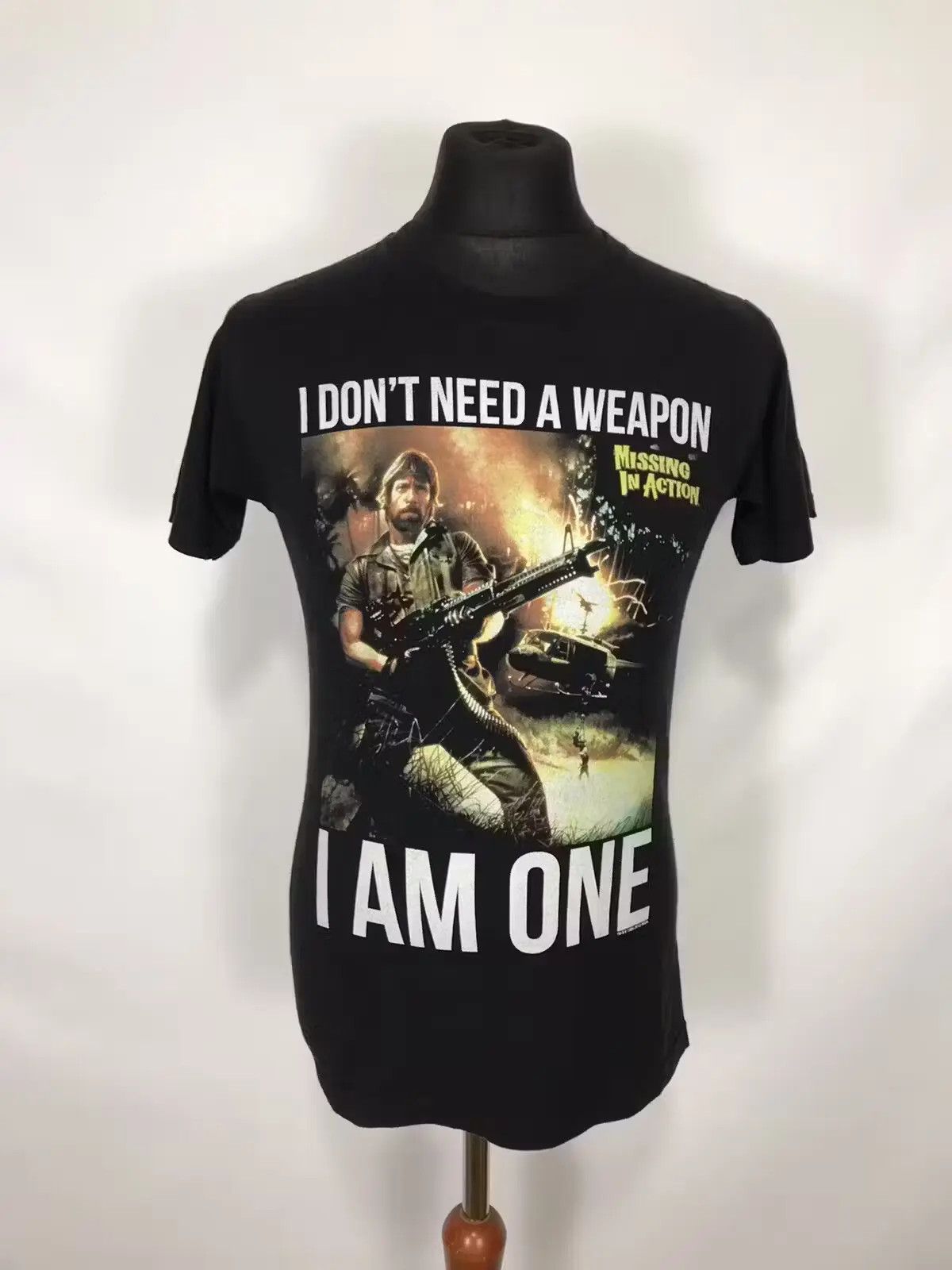 Band Tees Chuck Norris movie Missing in Action men’s t-shirt Size US S / EU 44-46 / 1 - 1 Thumbnail