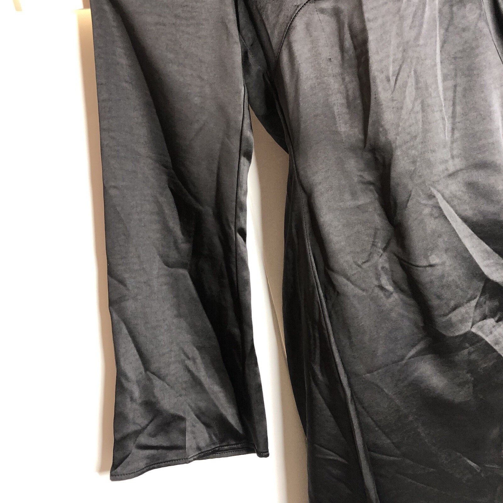 ASTR The Label ASTR Cutout Shoulder Black Satin Mini Dress Side Waist Size M / US 6-8 / IT 42-44 - 6 Thumbnail