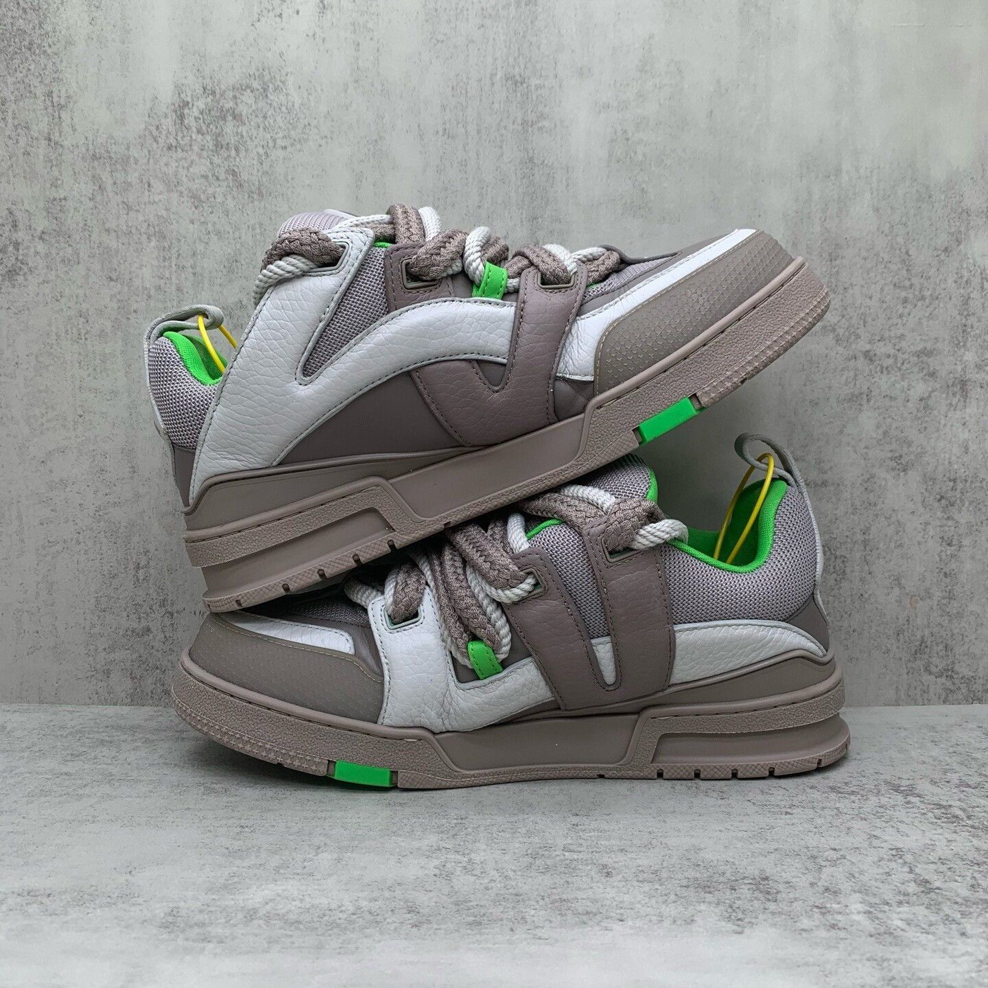 Louis Vuitton LV Skate Grey Green Sneakers Size US 8 / EU 41 - 3 Thumbnail