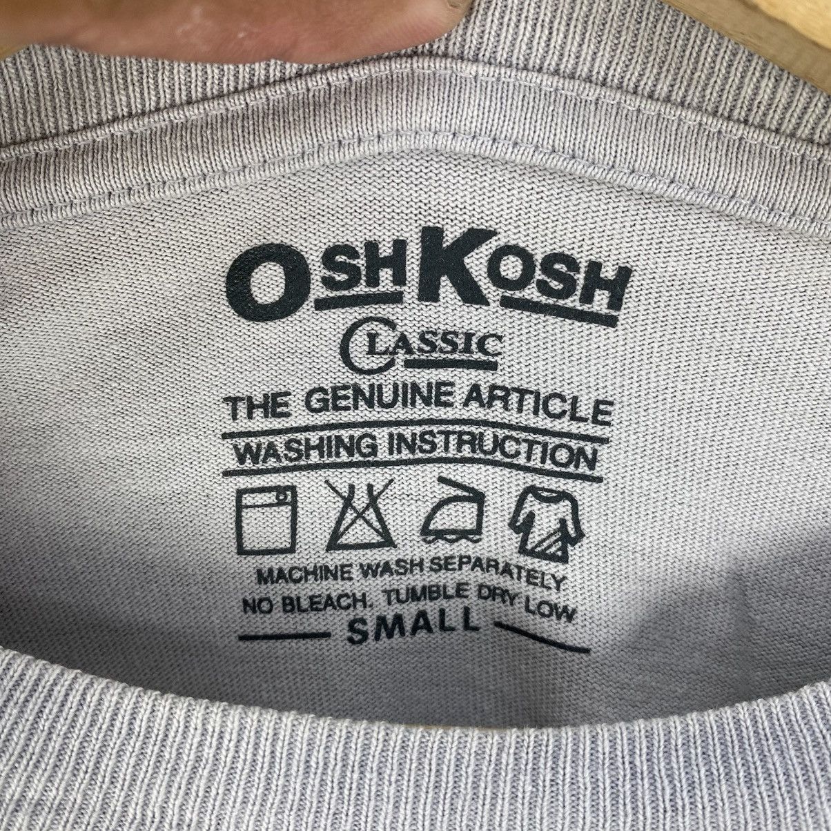 Japanese Brand OshKosh Basic Long Sleeve Tee Light Grey Vintage Fit Size US S / EU 44-46 / 1 - 8 Thumbnail