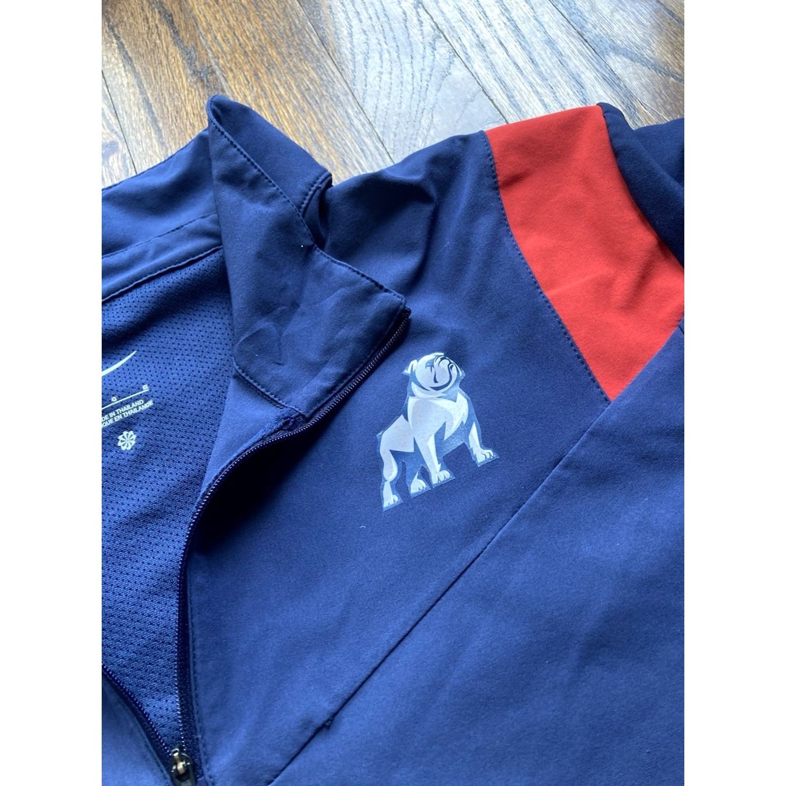 Nike Nike Jacket Mens Size Large Windbreaker Navy Blue Tech Samford Bulldogs Size US L / EU 52-54 / 3 - 5 Thumbnail