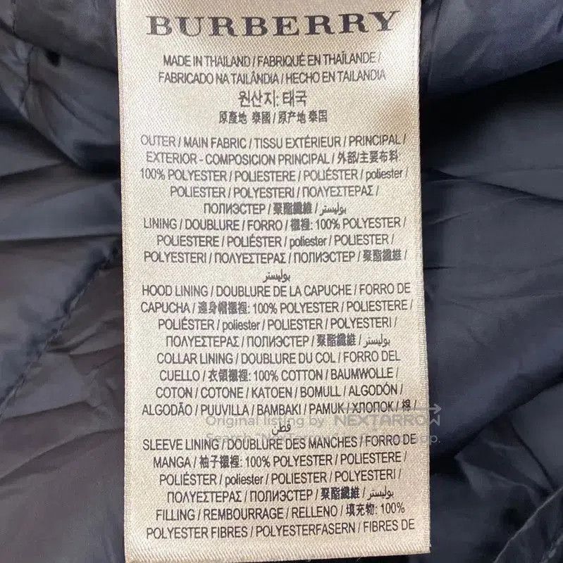 Burberry Burberry Women's Black Polyester Down Jacket. Size S / US 4 / IT 40 - 5 Thumbnail
