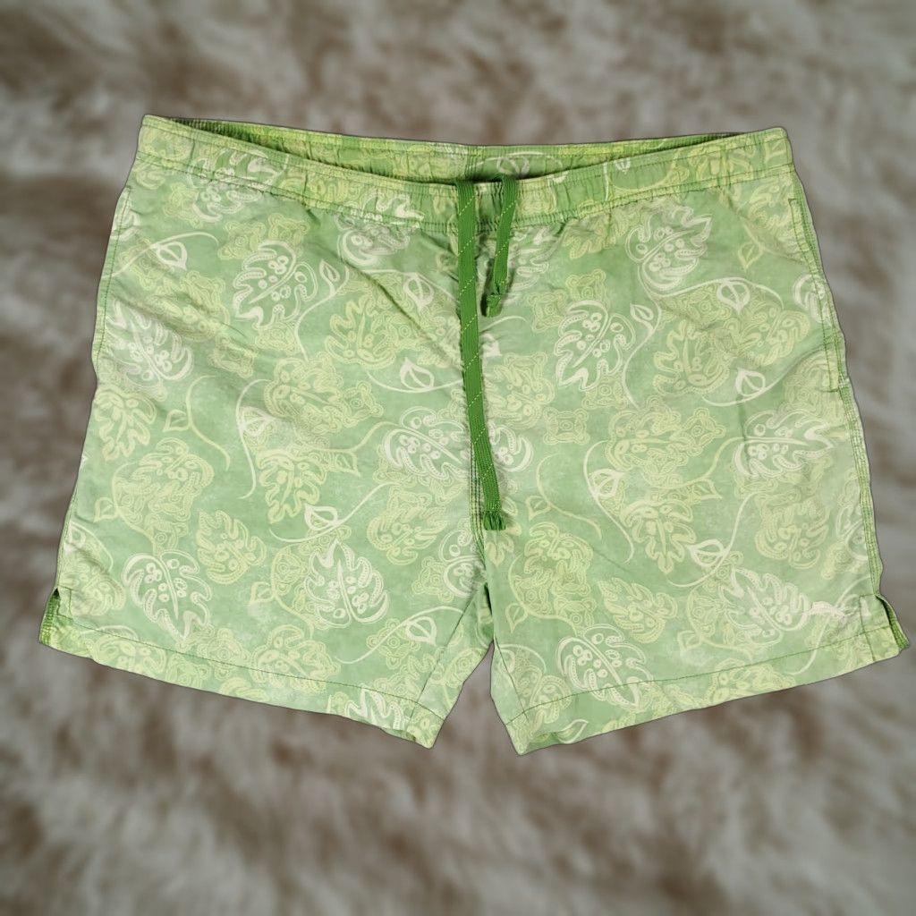 Tommy Bahama Tommy Bahama Shorts Mens Large Green Floral Tropical Beach Board Swim Trunks Size US 33 - 1 Thumbnail
