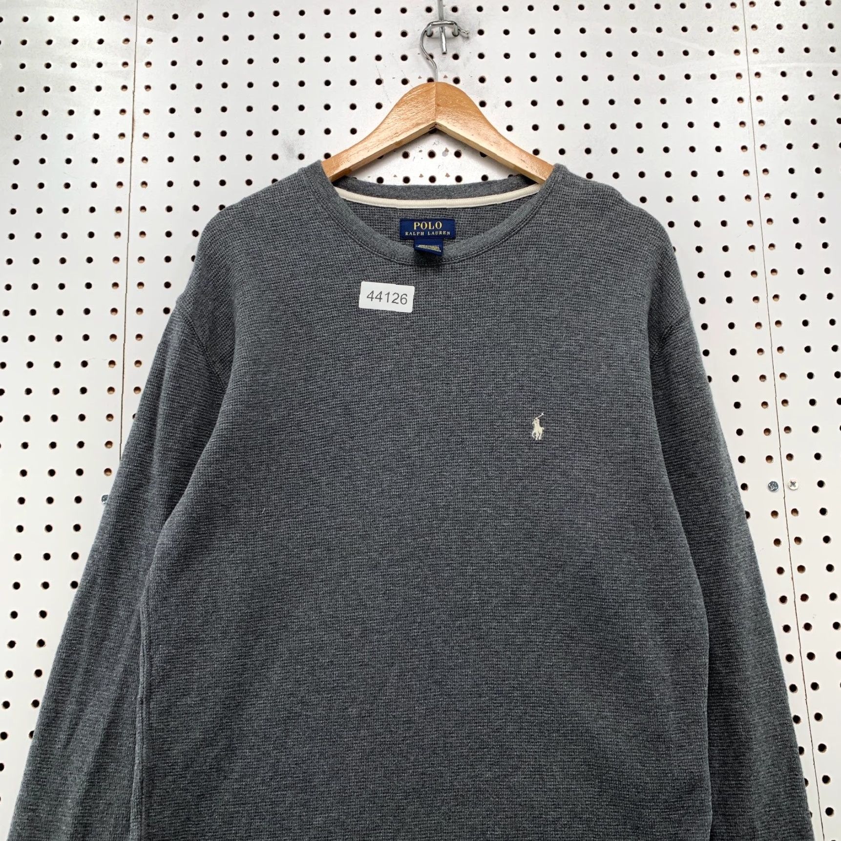 Polo Ralph Lauren Polo Ralph Lauren Thermal Shirt Gray Long Sleeve Mens XL Regular Fit Classic Size US XL / EU 56 / 4 - 2 Thumbnail