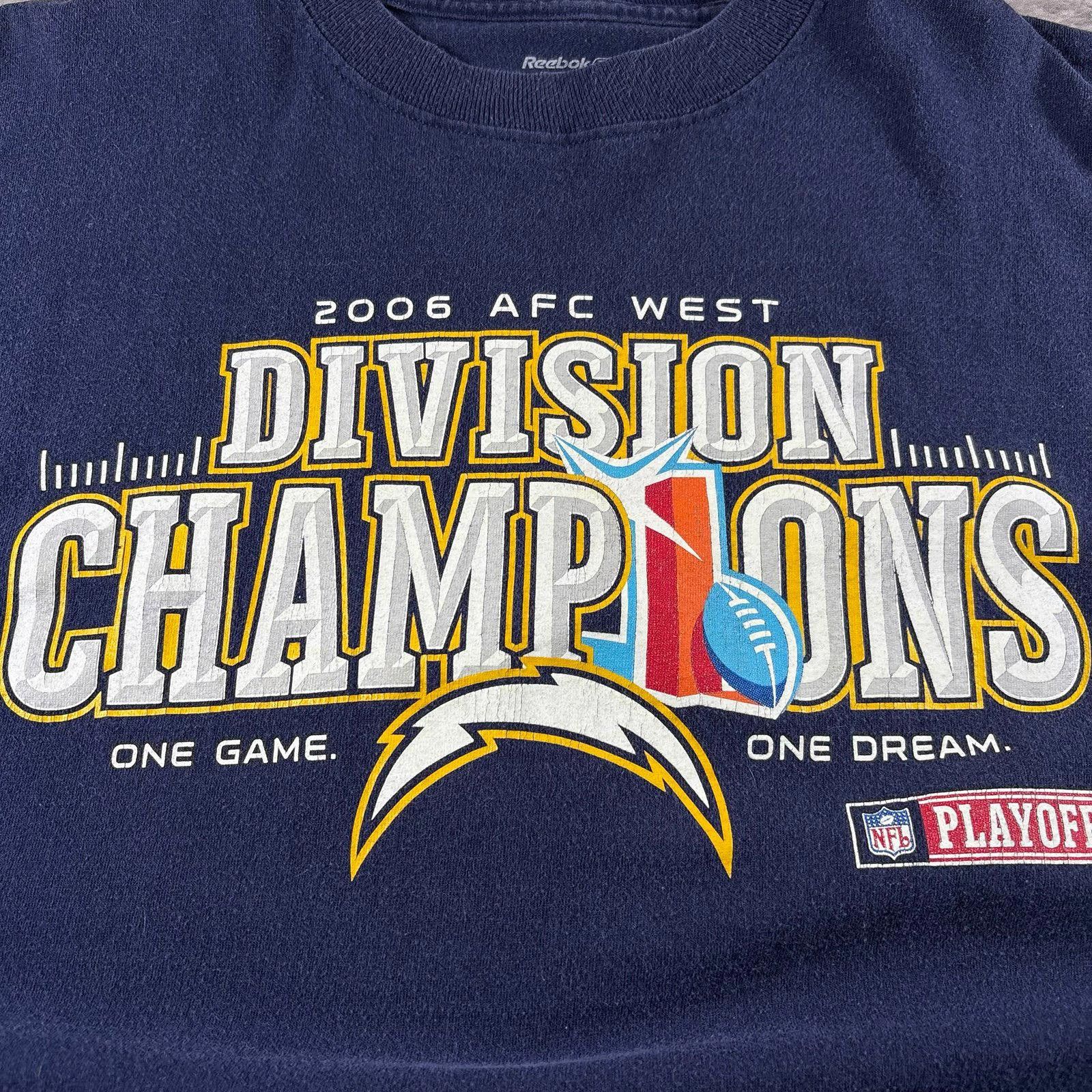 Reebok Vintage San Deigo Charger football Tshirt Size US L / EU 52-54 / 3 - 8 Thumbnail