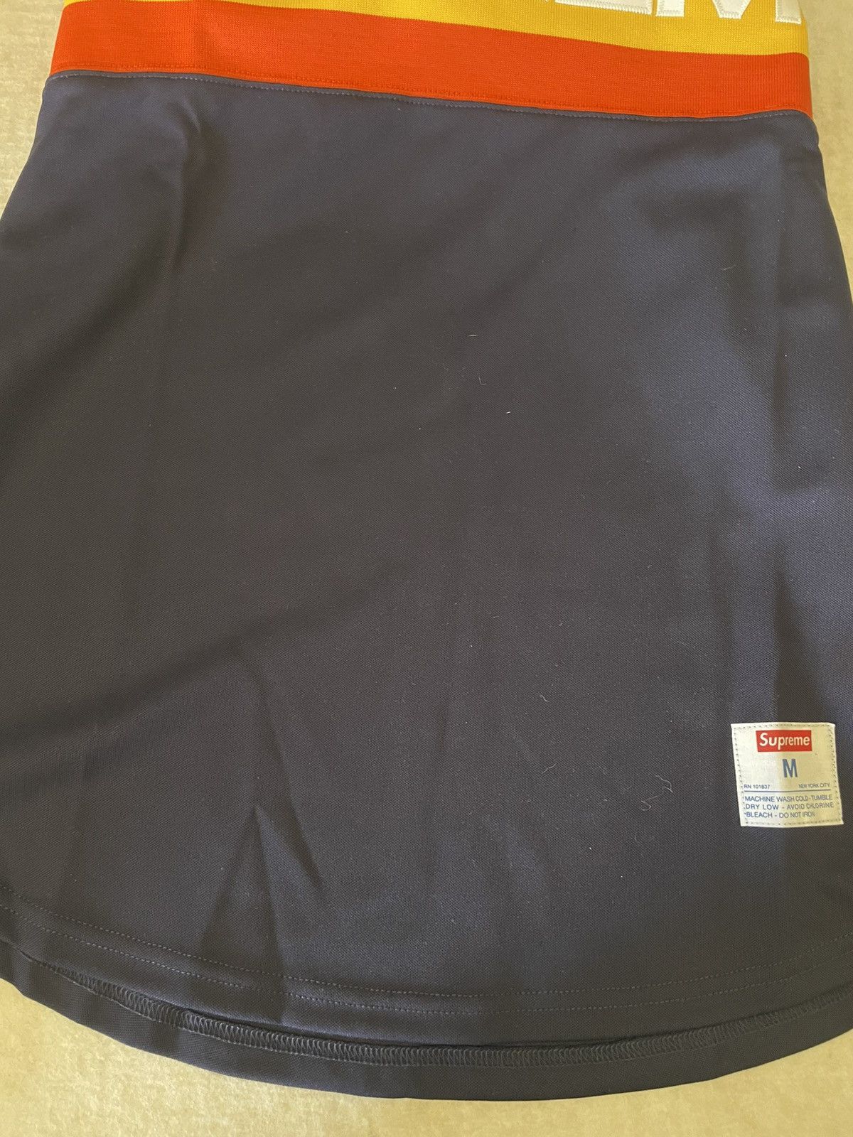 Supreme Supreme baseball jersey 2015 navy Size US M / EU 48-50 / 2 - 12 Thumbnail