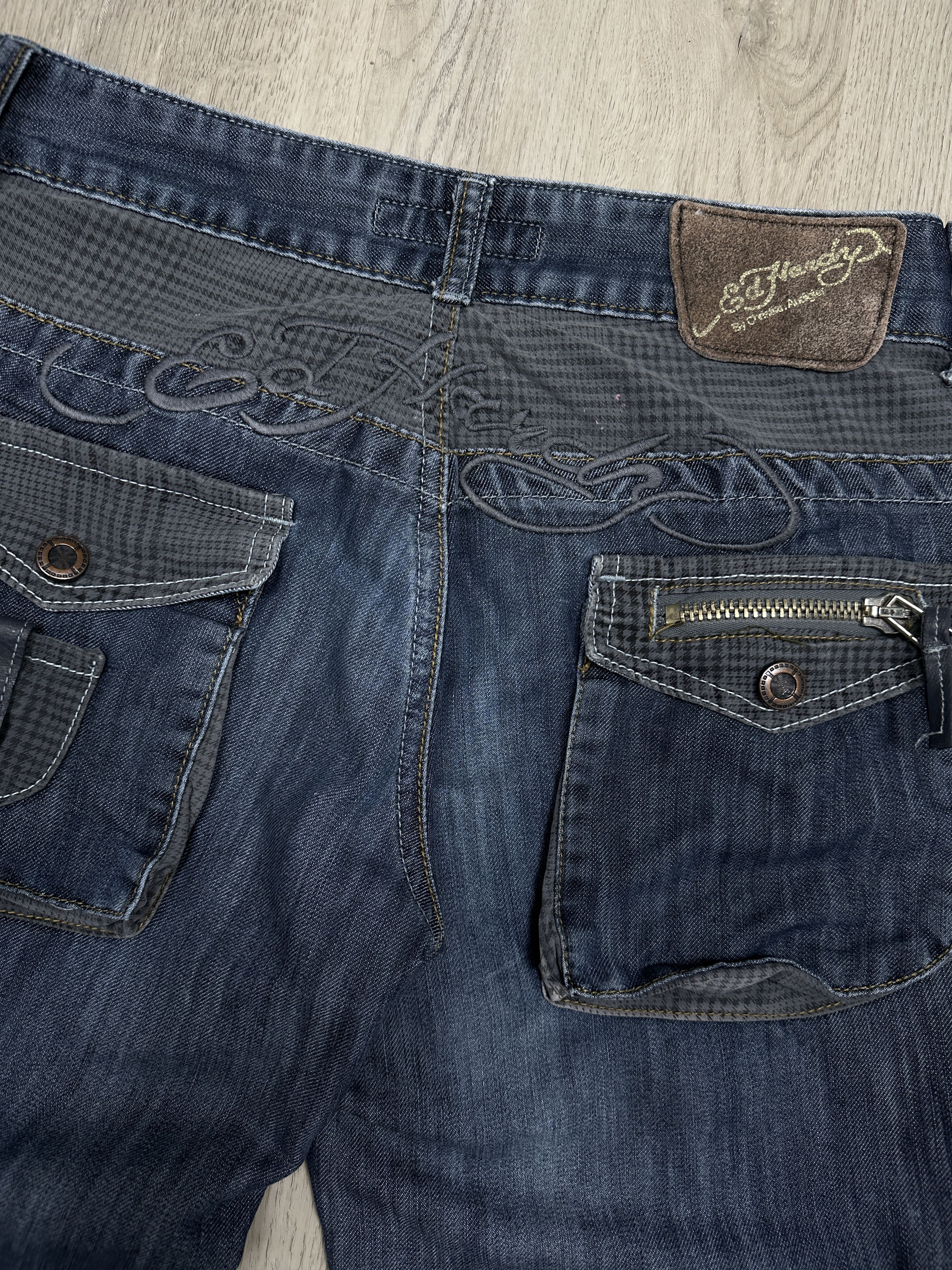 Christian Audigier Ed Hardy by Christian Audigier Mens Denim Pants Jeans Size US 30 / EU 46 - 3 Thumbnail