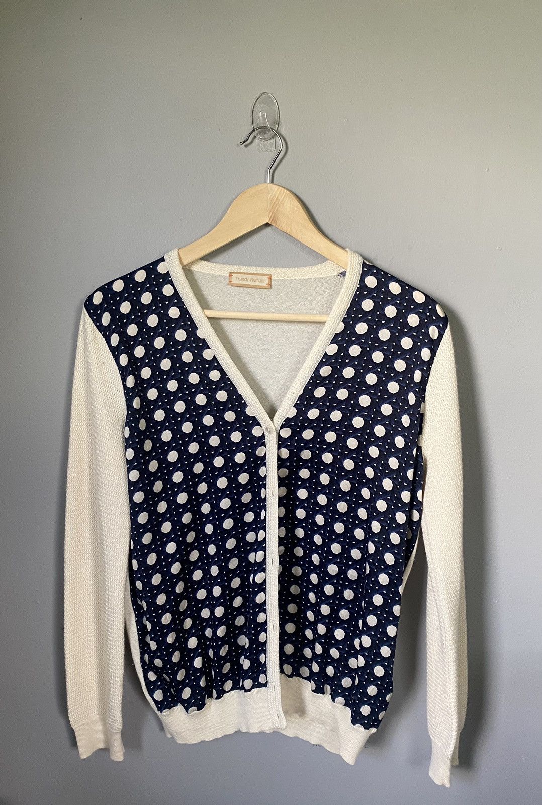 Gilet (cardigan) Unisexe Franck Namani Taille 44 En Pure Cachemire Italien - Occasion Très Bon état