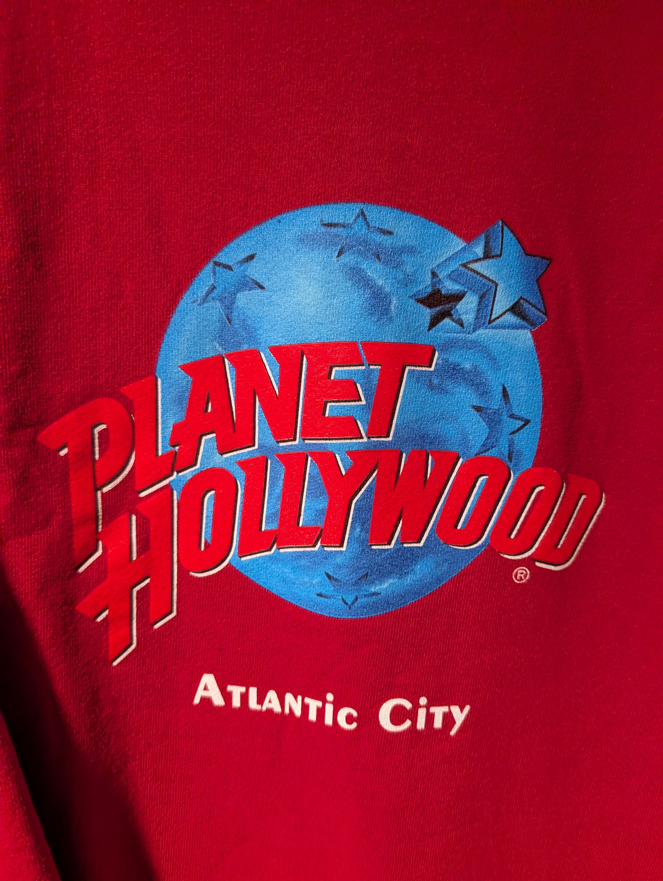 Planet Hollywood Vintage Planet Hollywood Atlantic City Crewneck Sweatshirt Size US L / EU 52-54 / 3 - 2 Thumbnail