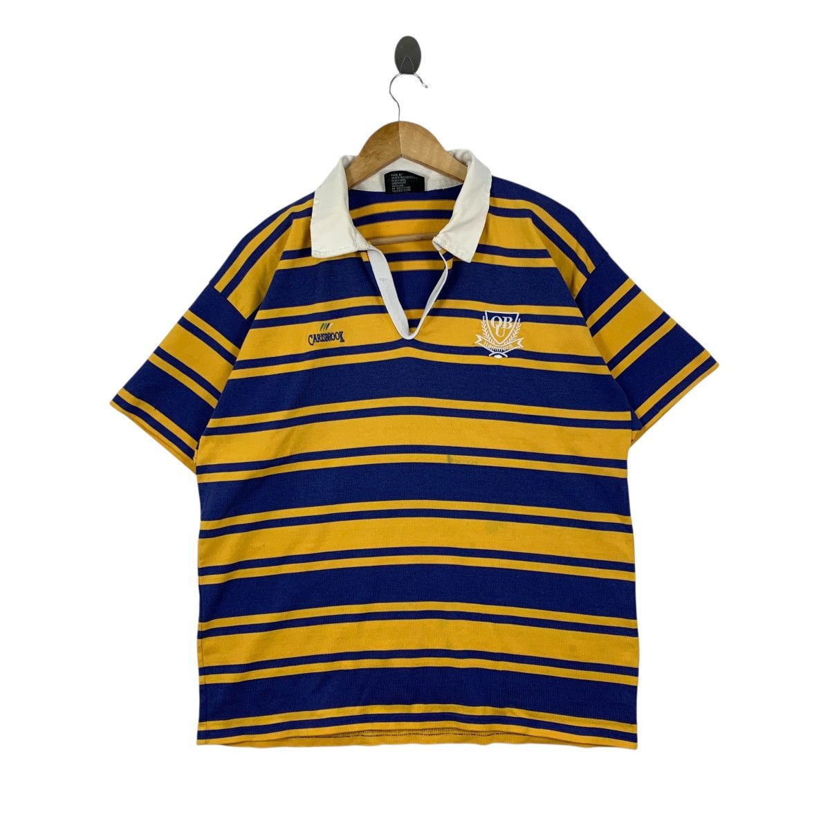 Vintage Vintage CARISBROOK Clothing New Zealand Rugby Hammers Tshirt Size US L / EU 52-54 / 3 - 1 Thumbnail