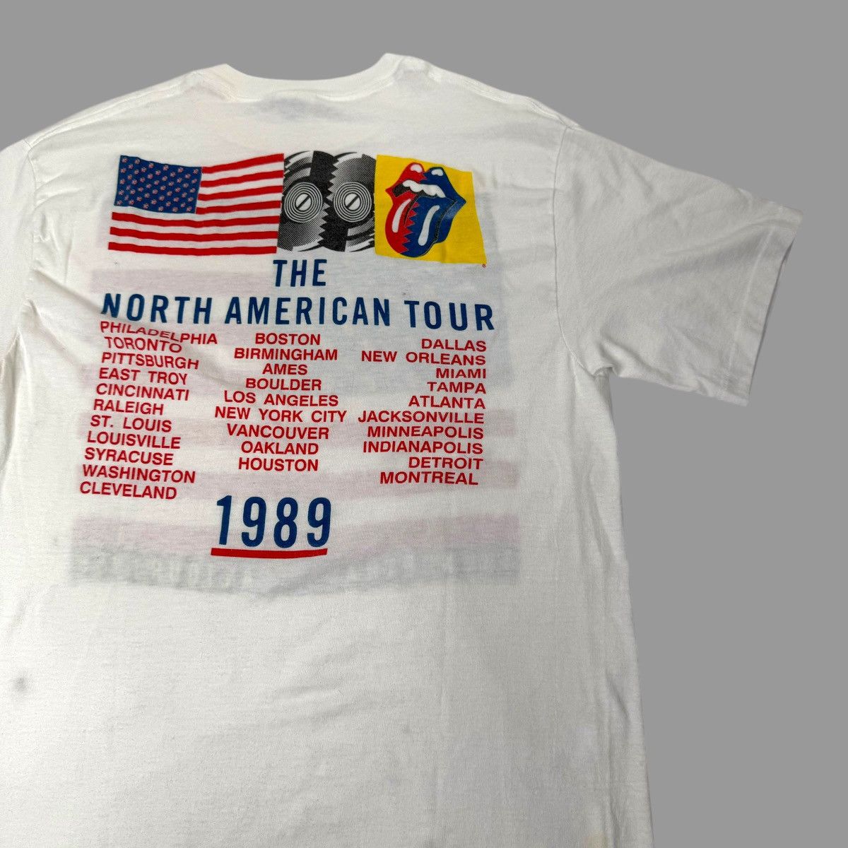 The Rolling Stones × Vintage Vintage 1980s The Rolling Stones tour tee Size US XL / EU 56 / 4 - 5 Thumbnail
