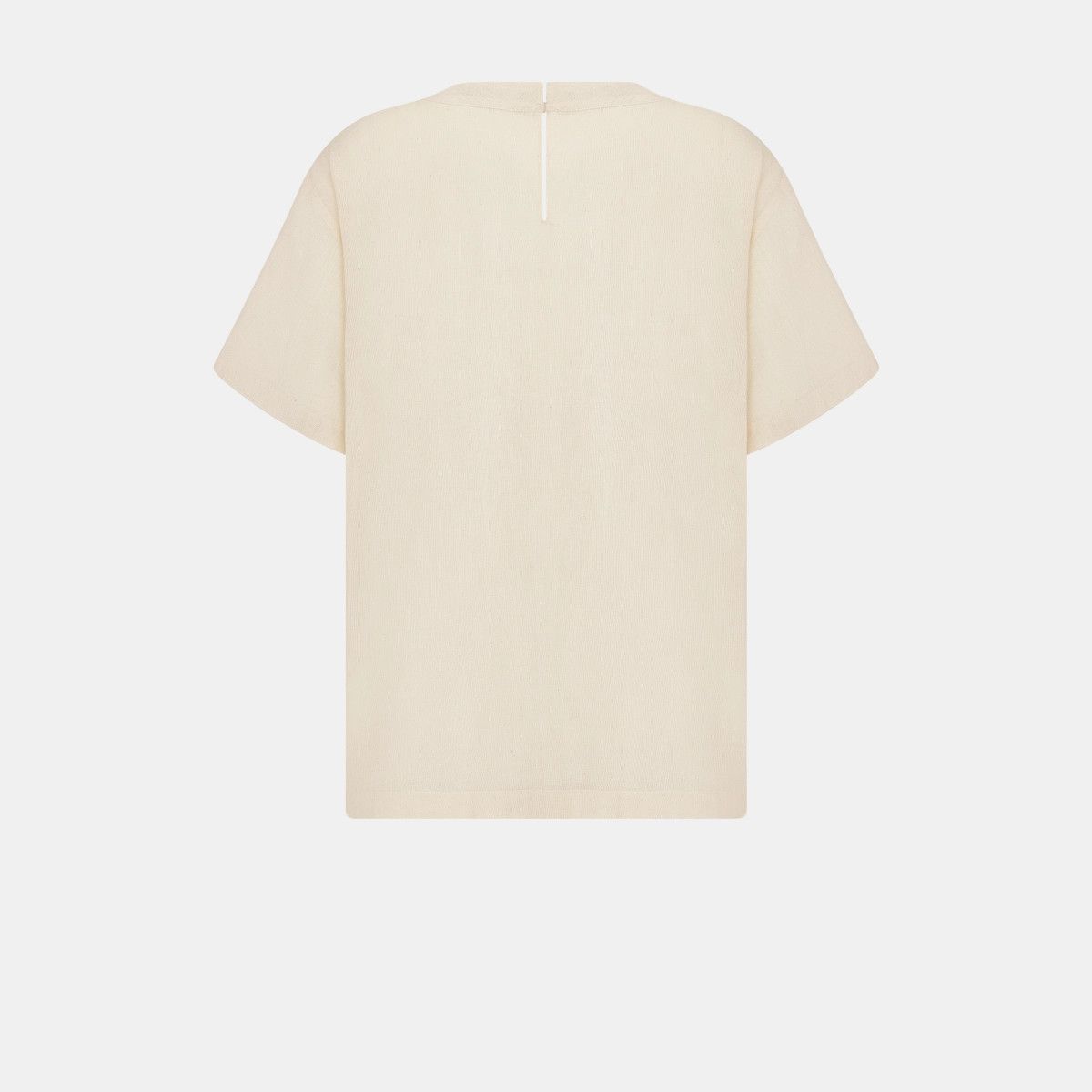 Dior o1bcso1str0225 Embroidered T-Shirt in Ecru Size M / US 6-8 / IT 42-44 - 2 Thumbnail