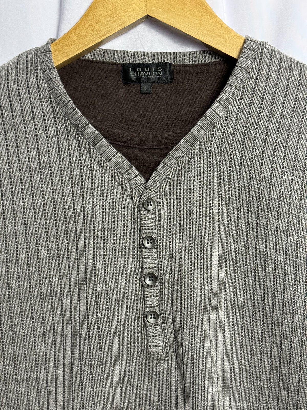 Hysteric Glamour × If Six Was Nine × Japanese Brand Louis Chavlon Thermal Japanese Long Sleeve Double Collar Size US L / EU 52-54 / 3 - 4 Thumbnail