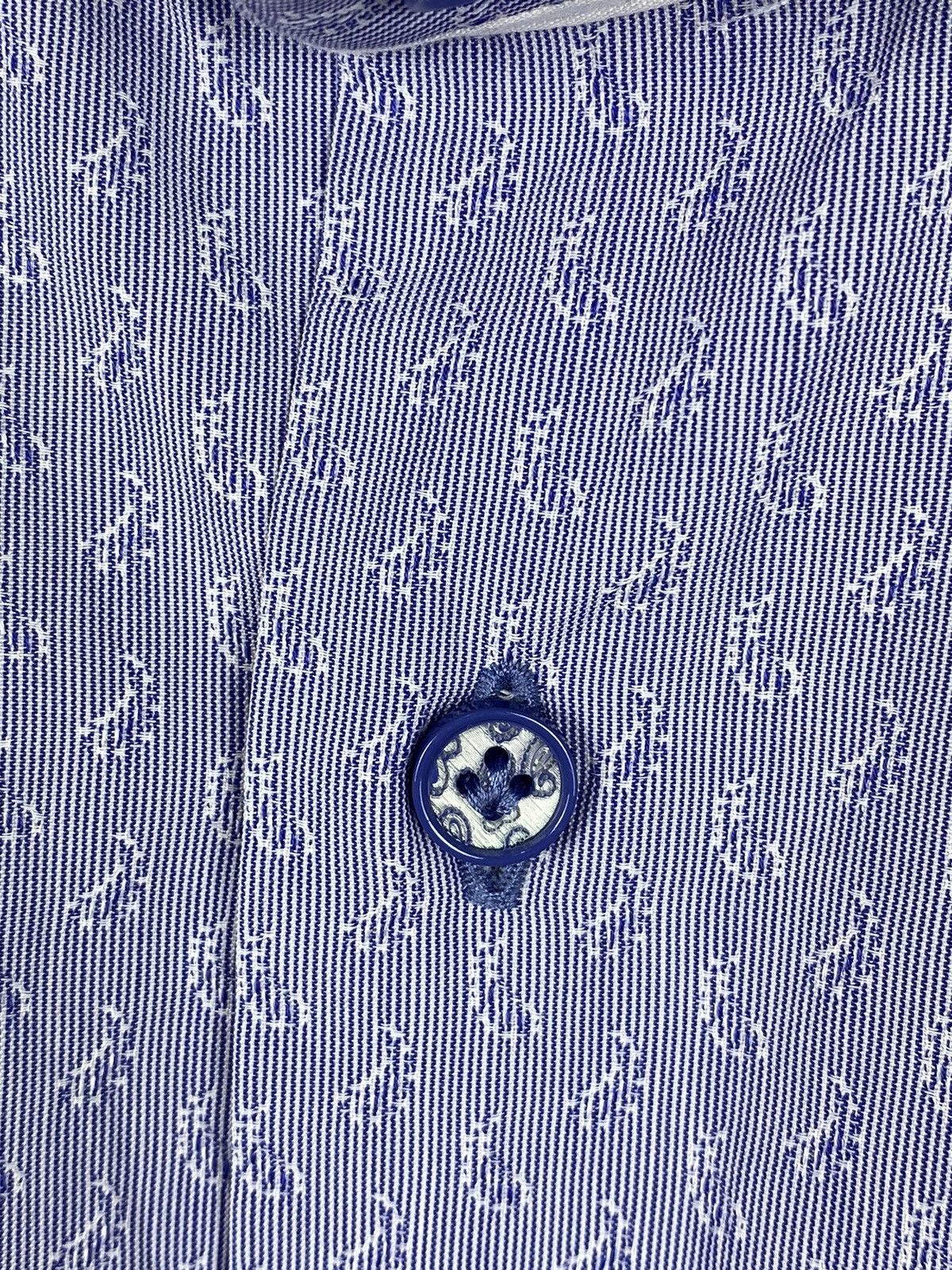 Pal Zileri Pal Zileri Paisley Print Shirt Button Up size 15 1/2 39 Size US S / EU 44-46 / 1 - 4 Thumbnail