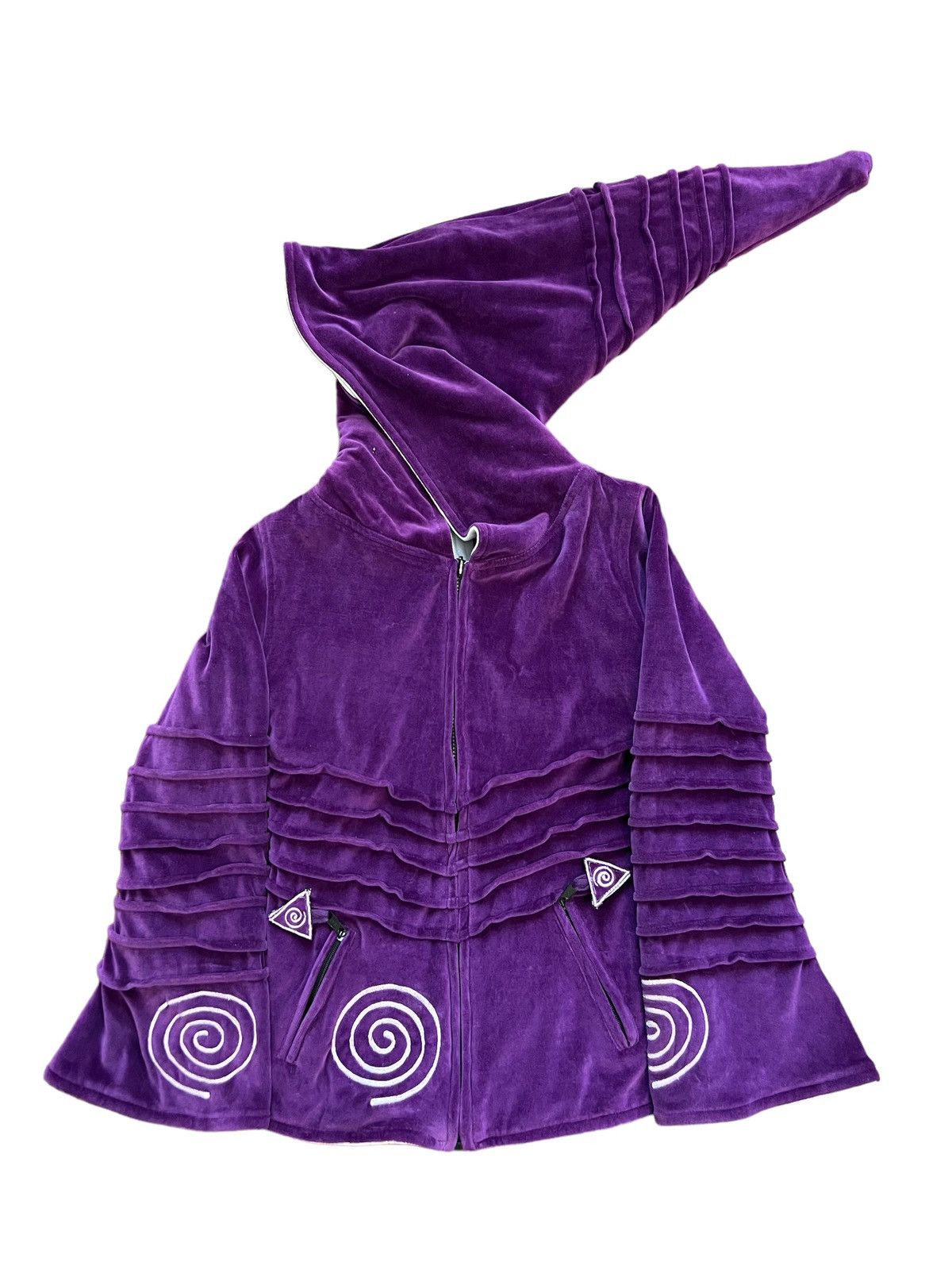Other Rare Avant Garde Y2K Bondage Wizard Zip Hoodie Grail Hype S Size S / US 4 / IT 40 - 1 Thumbnail