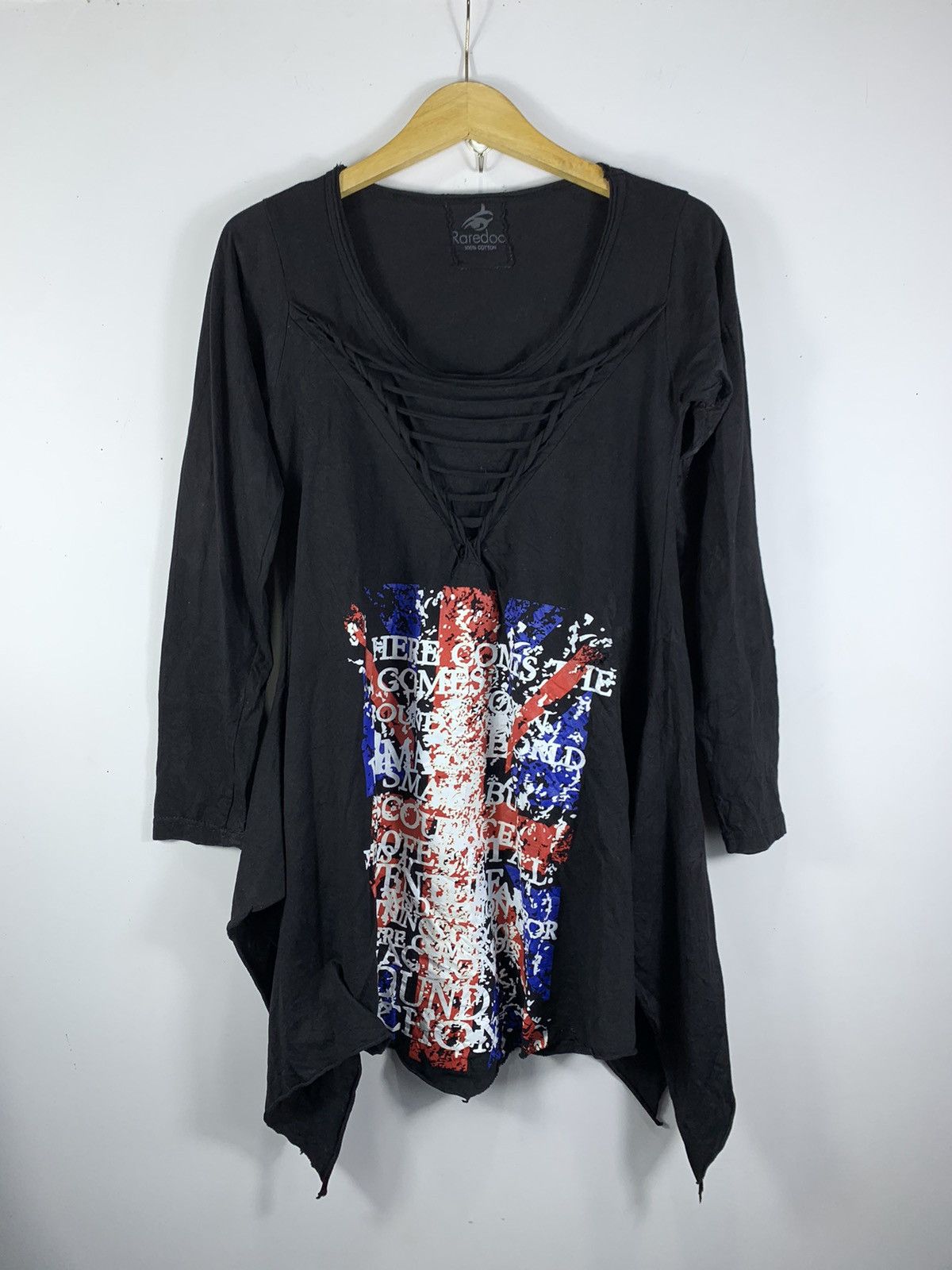 Isamu Katayama Backlash JPN RAREDOO, DISTRESSED GOTHIC PUNK LONG SLEEVE Size US M / EU 48-50 / 2 - 1 Thumbnail