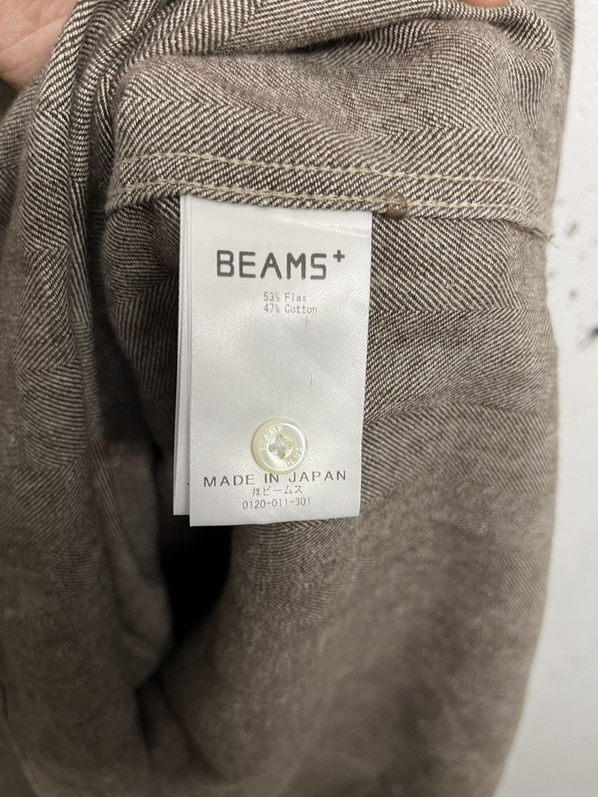 Beams Plus Beams plus popover band collar shirt Size US L / EU 52-54 / 3 - 5 Thumbnail