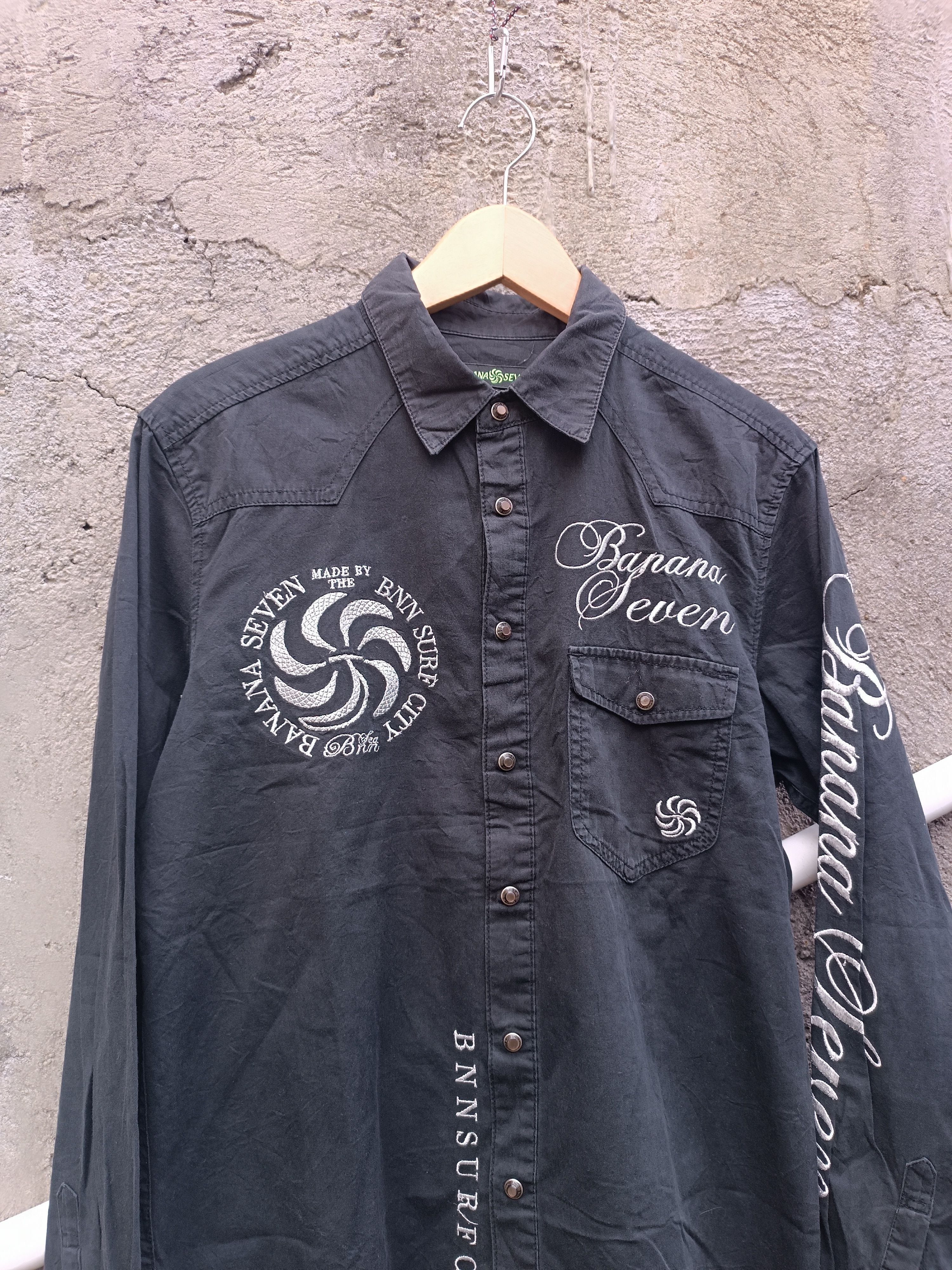Japanese Brand Y2K Banana Seven Embroidery If Six Was Nine Grunge Style Size US M / EU 48-50 / 2 - 3 Thumbnail