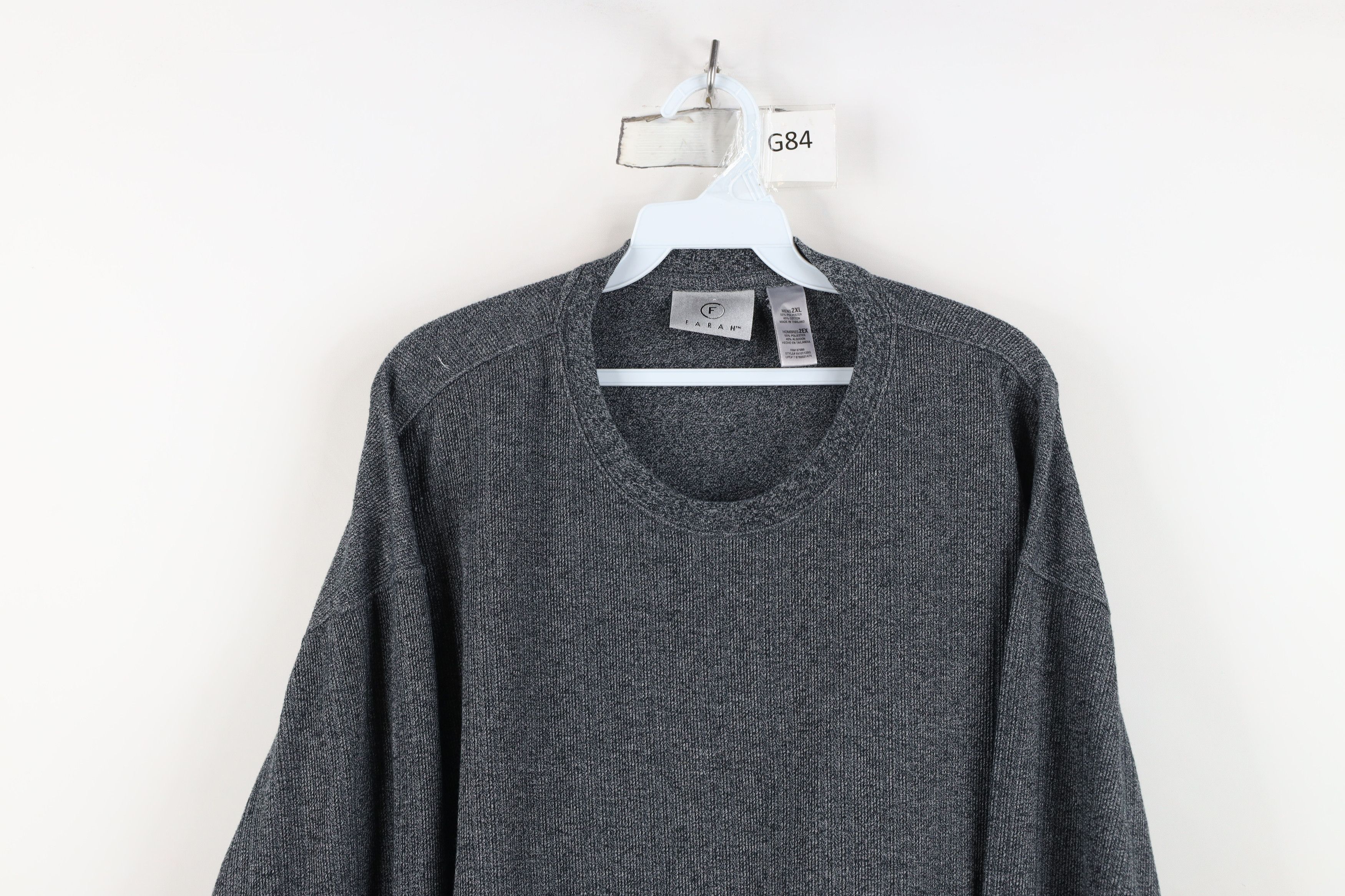 Vintage Vintage 90s Y2K Streetwear Ribbed Knit Long Sleeve T-Shirt Size US XXL / EU 58 / 5 - 2 Thumbnail