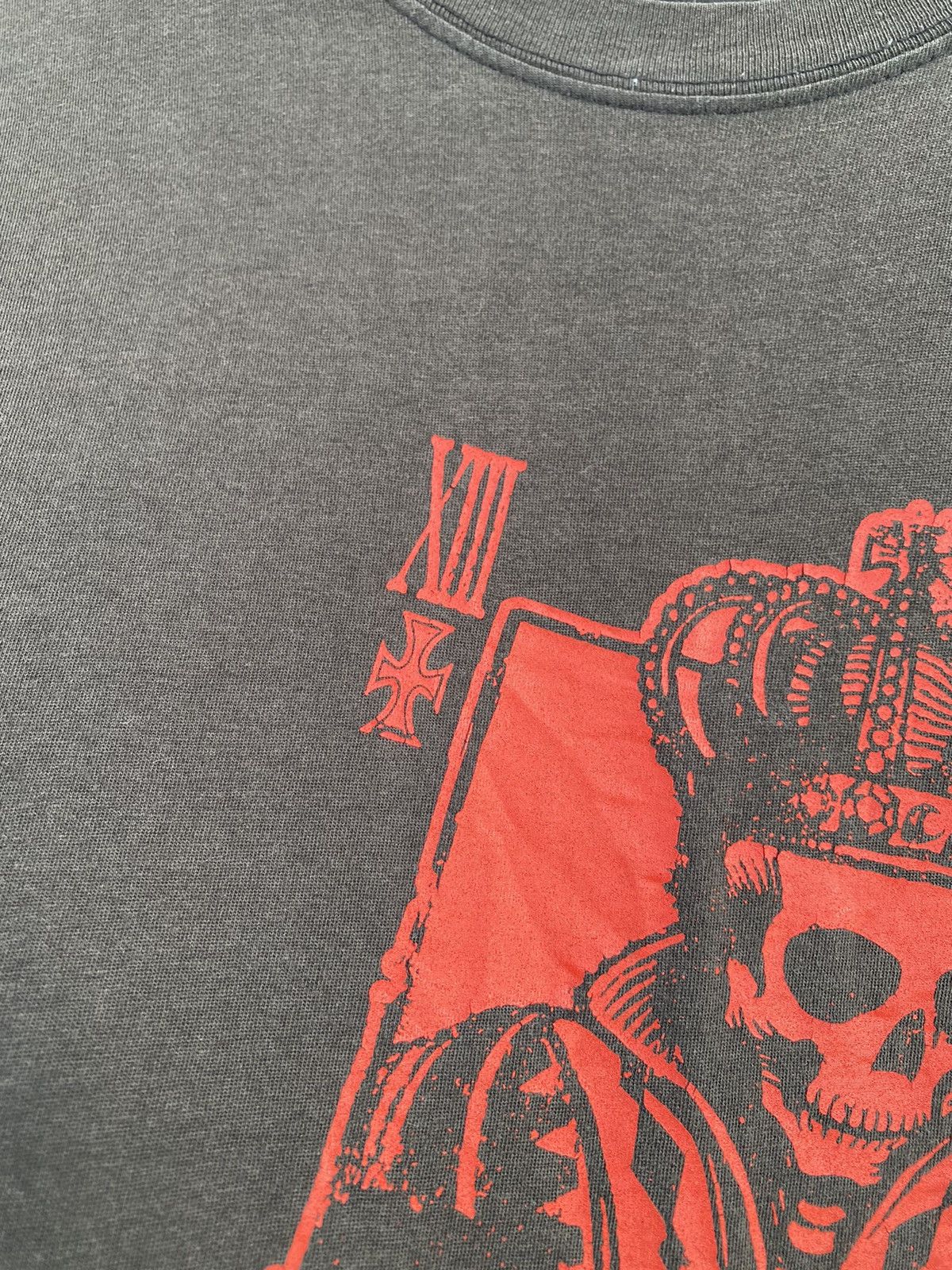 Designer × Japanese Brand × Vintage Vintage RARE 90s DEVIL AZAZEL T-Bar Distressed Tshirt Size US XL / EU 56 / 4 - 5 Thumbnail