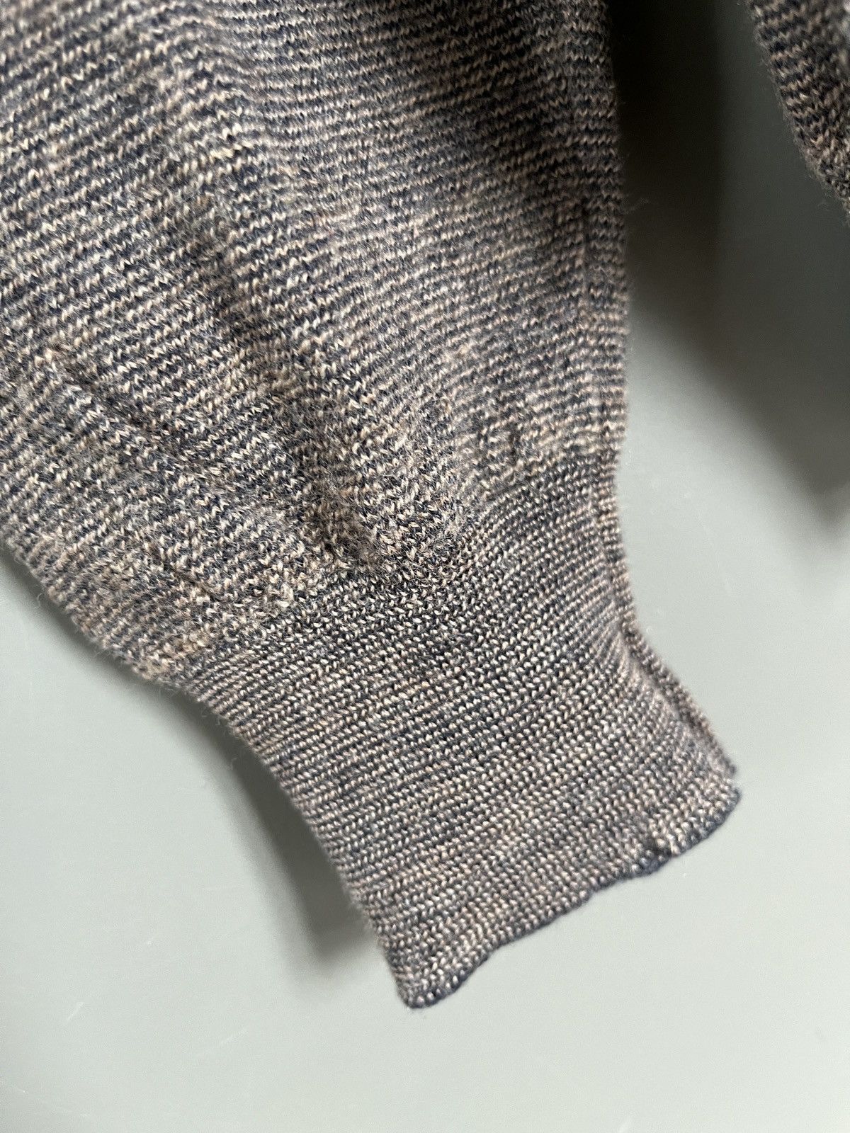 Canali Canali Wool Monogram Sweater Size US L / EU 52-54 / 3 - 6 Thumbnail