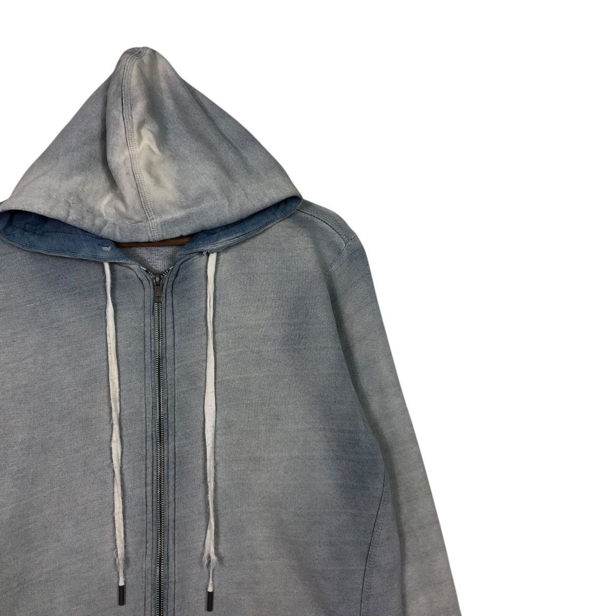 Diesel Diesel Washed Blue Full Zip Hoodie Size US S / EU 44-46 / 1 - 7 Thumbnail