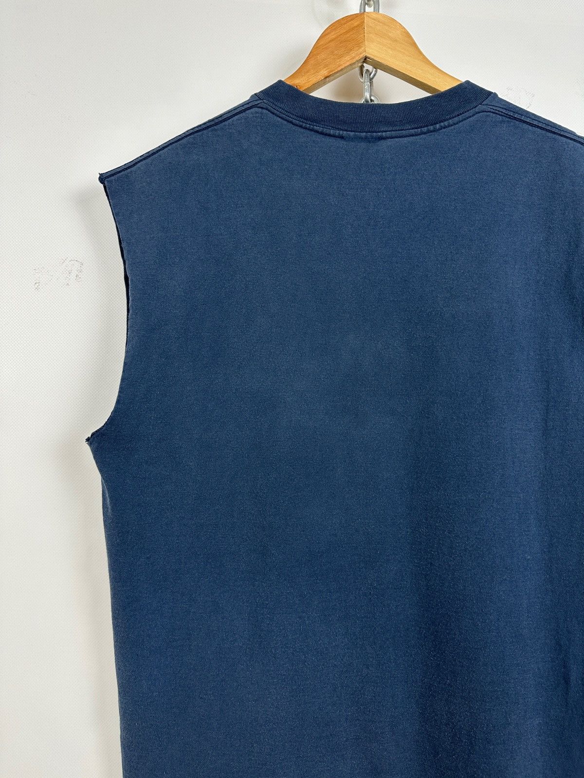 Stussy 90s Vintage Stussy Faded Navy Single Stitch USA Sleeveless Size US M / EU 48-50 / 2 - 8 Thumbnail