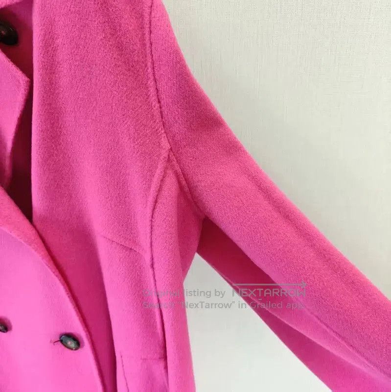 Max Mara MaxMara Women's Pink Wool Short Coat . Size XL / US 12-14 / IT 48-50 - 5 Thumbnail