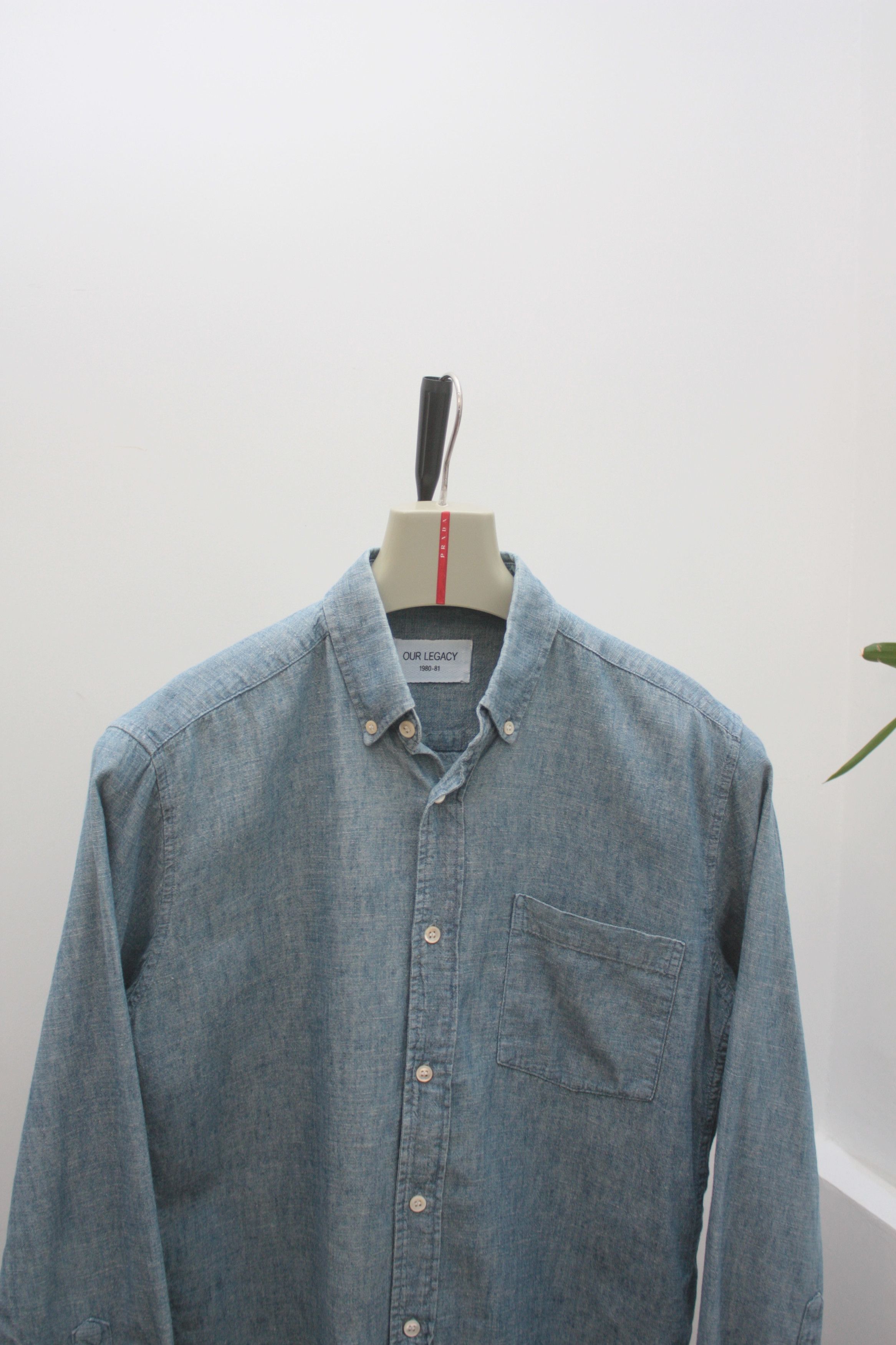 Our Legacy Our Legacy Blue Long Sleeve Shirt Men's Small Size US S / EU 44-46 / 1 - 2 Thumbnail
