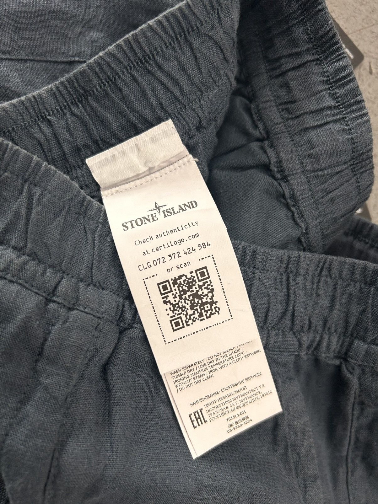 Stone Island Stone Island Blue Bermuda Shorts Size 29 New Size US 29 - 4 Thumbnail