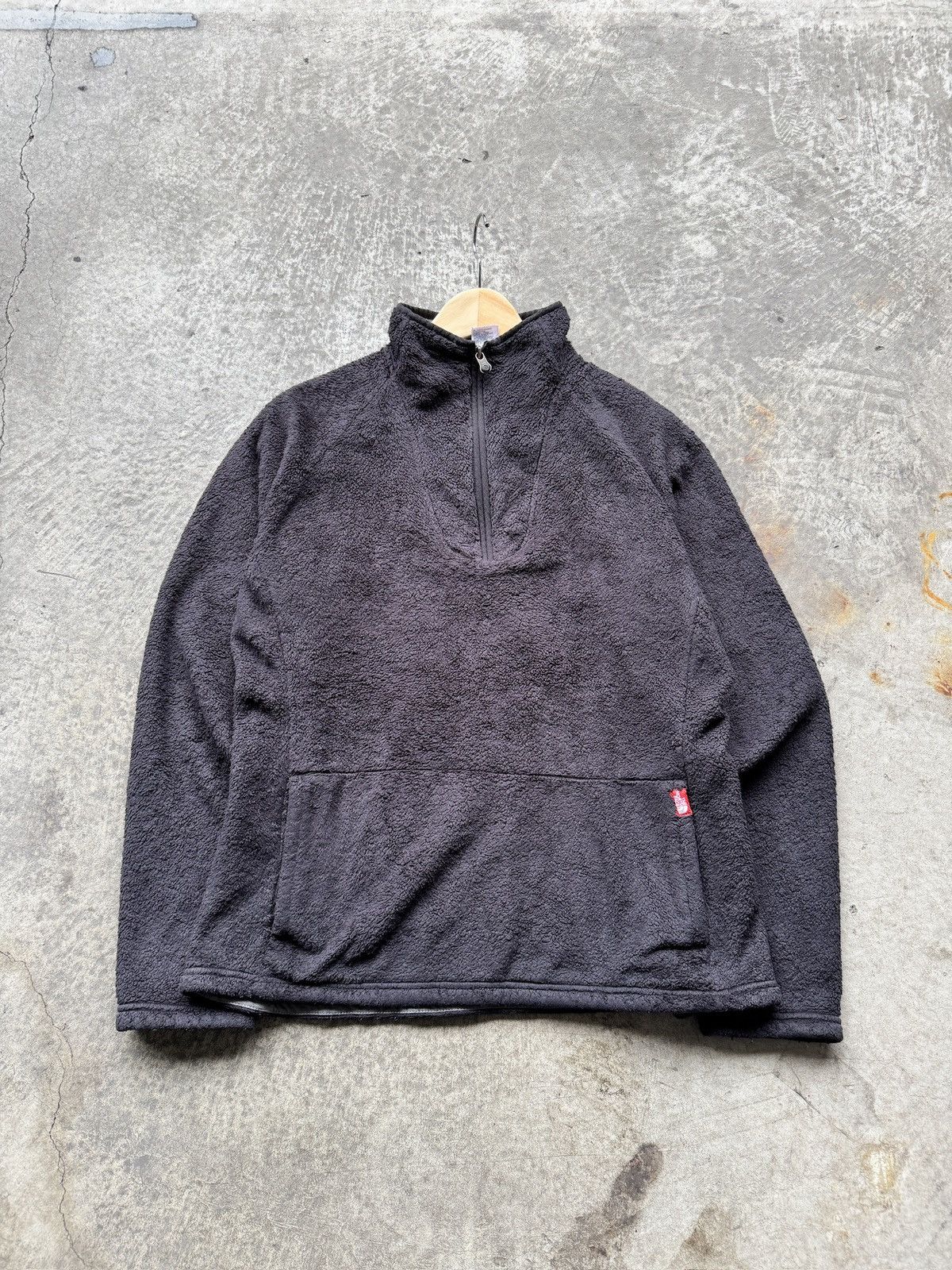 Japanese Brand × The North Face Vintage Y2K TNF black soft fleece 1/4 zip up Sherpa sweater Size US L / EU 52-54 / 3 - 1 Thumbnail
