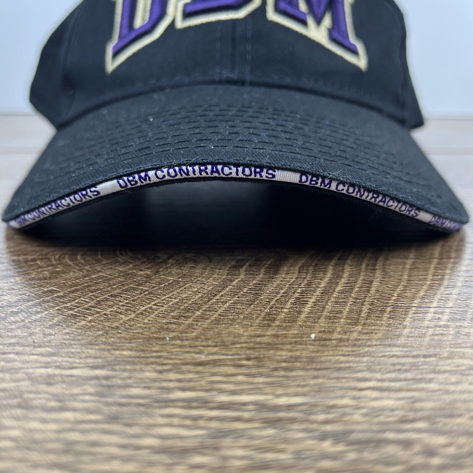 Other DBM Contractors Hat DBM Contractor Black Hat Adjustable Adul Size ONE SIZE - 6 Thumbnail