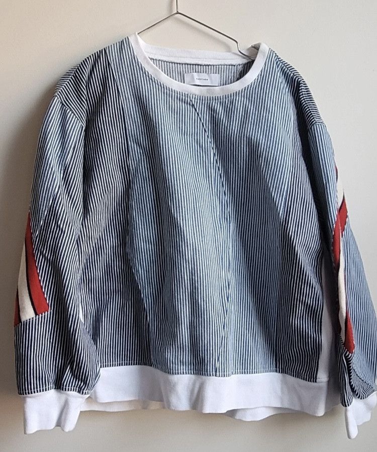 Facetasm FACETASM Hickory Stripe Ribbing Pullover Size 00 Size US M / EU 48-50 / 2 - 1 Thumbnail
