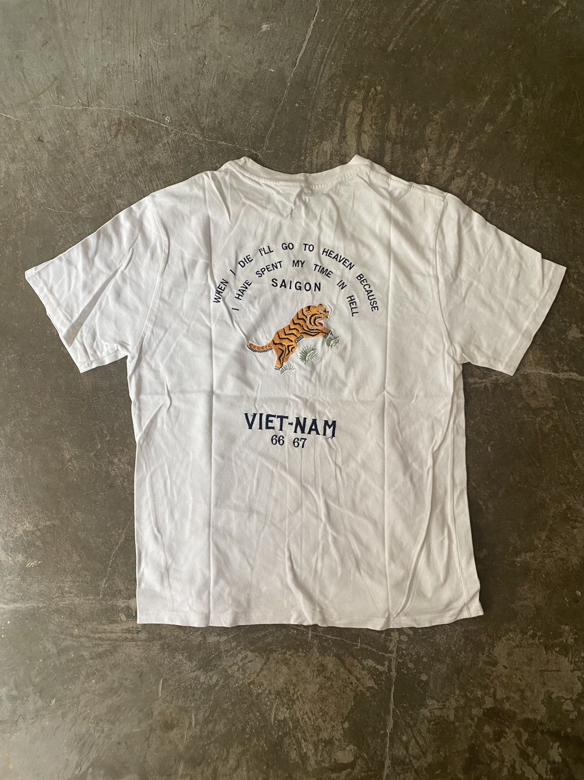 Vintage Vintage Vietnam Souvenir Embroidery Tee RRL CPFM Kapital Size US M / EU 48-50 / 2 - 5 Thumbnail
