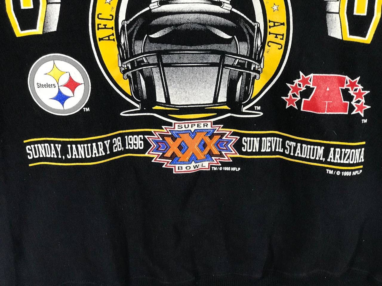 NFL × Vintage Vintage 1996 superbowl champion pittsburgh steelers Size US L / EU 52-54 / 3 - 4 Thumbnail