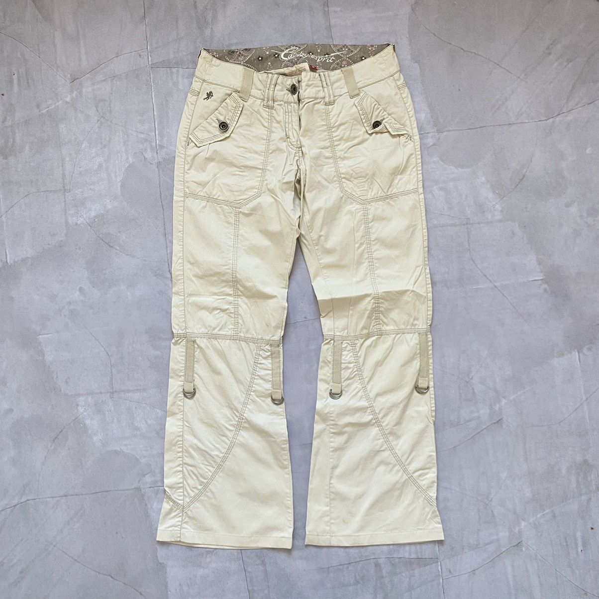 Other Vintage Junya Watanabe Balenciaga Style Flared Cargo Pants Size 29" - 2 Thumbnail