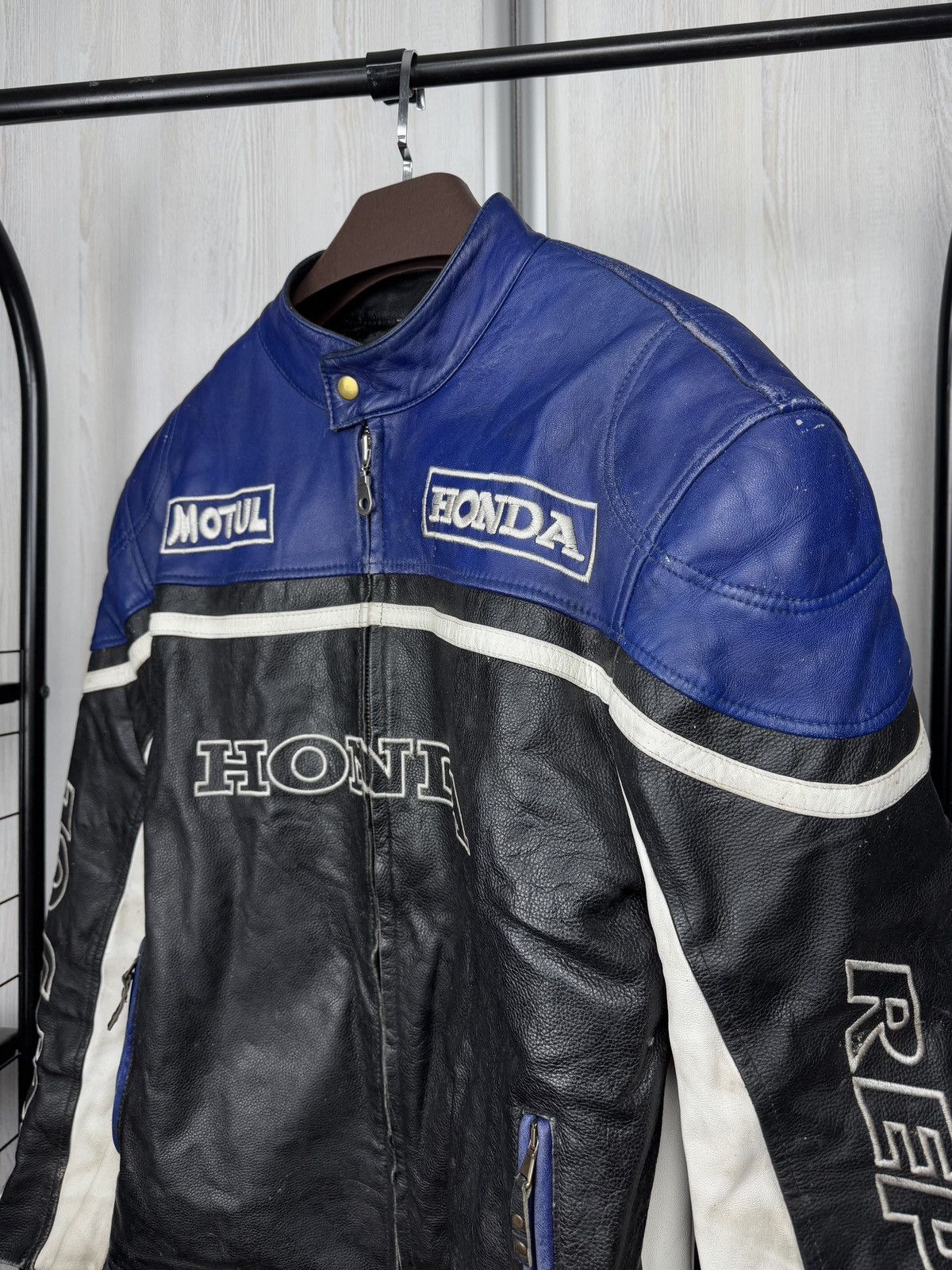 Honda Vintage Honda Repsol Motul Leather Moto Jacket w/ Protection Size US XXL / EU 58 / 5 - 4 Thumbnail