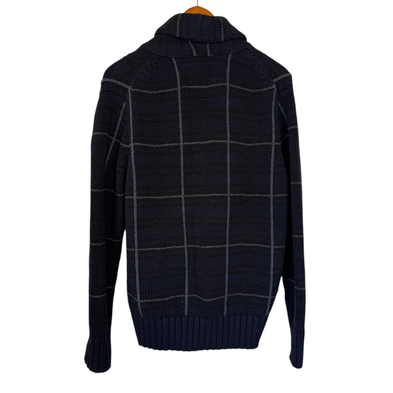 American Eagle Outfitters American Eagle Cardigan Men Large Black Wool Shawl Collar Size US L / EU 52-54 / 3 - 4 Thumbnail