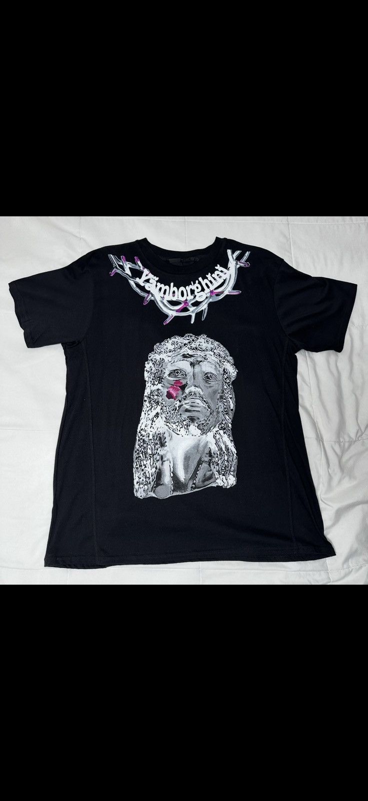 Vlone VLONE Jesus Piece T-Shirt YAMS Size US XL / EU 56 / 4 - 1 Thumbnail