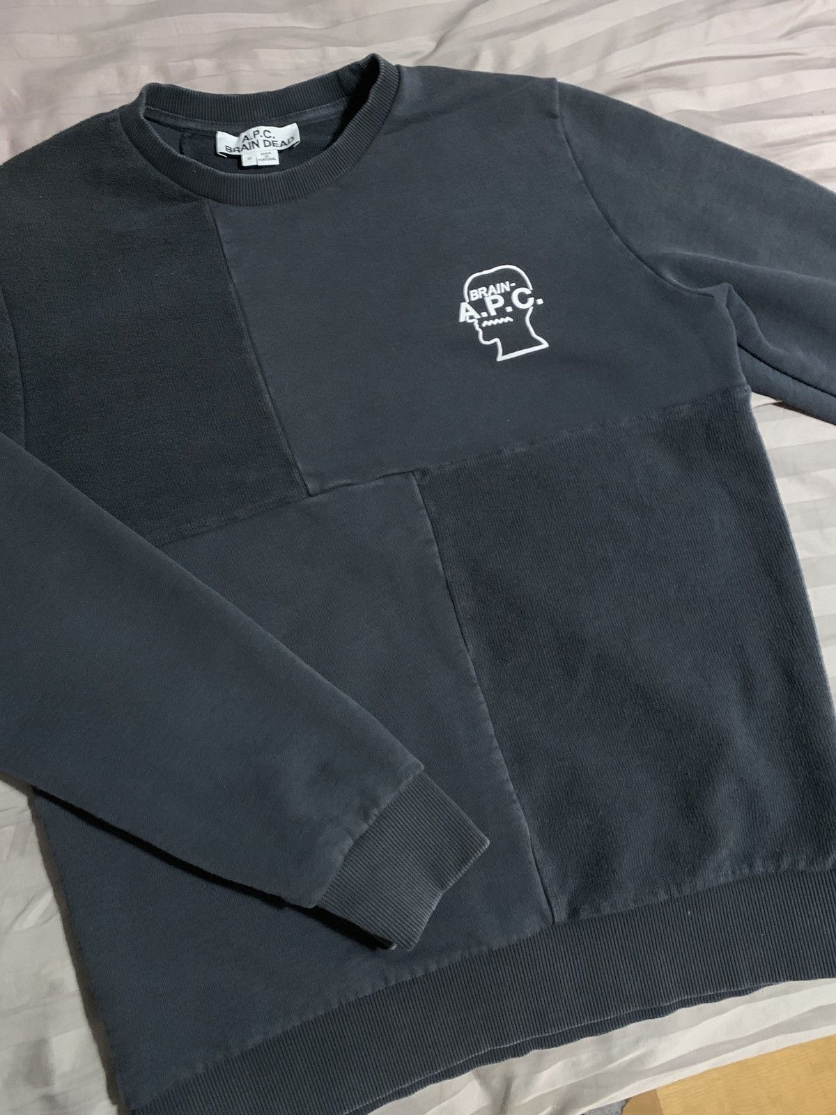 A.P.C. × Brain Dead Brain Dead x A.P.C. Patchwork Crewneck Size US M / EU 48-50 / 2 - 1 Thumbnail