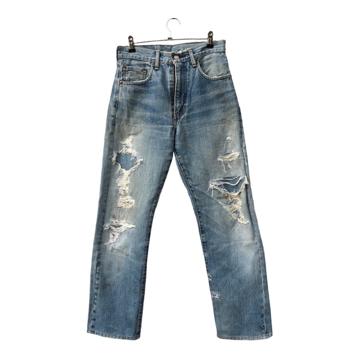 Levi's Levi’s 502 Big E J22 Distressed Denim Size US 28 / EU 44 - 1 Thumbnail