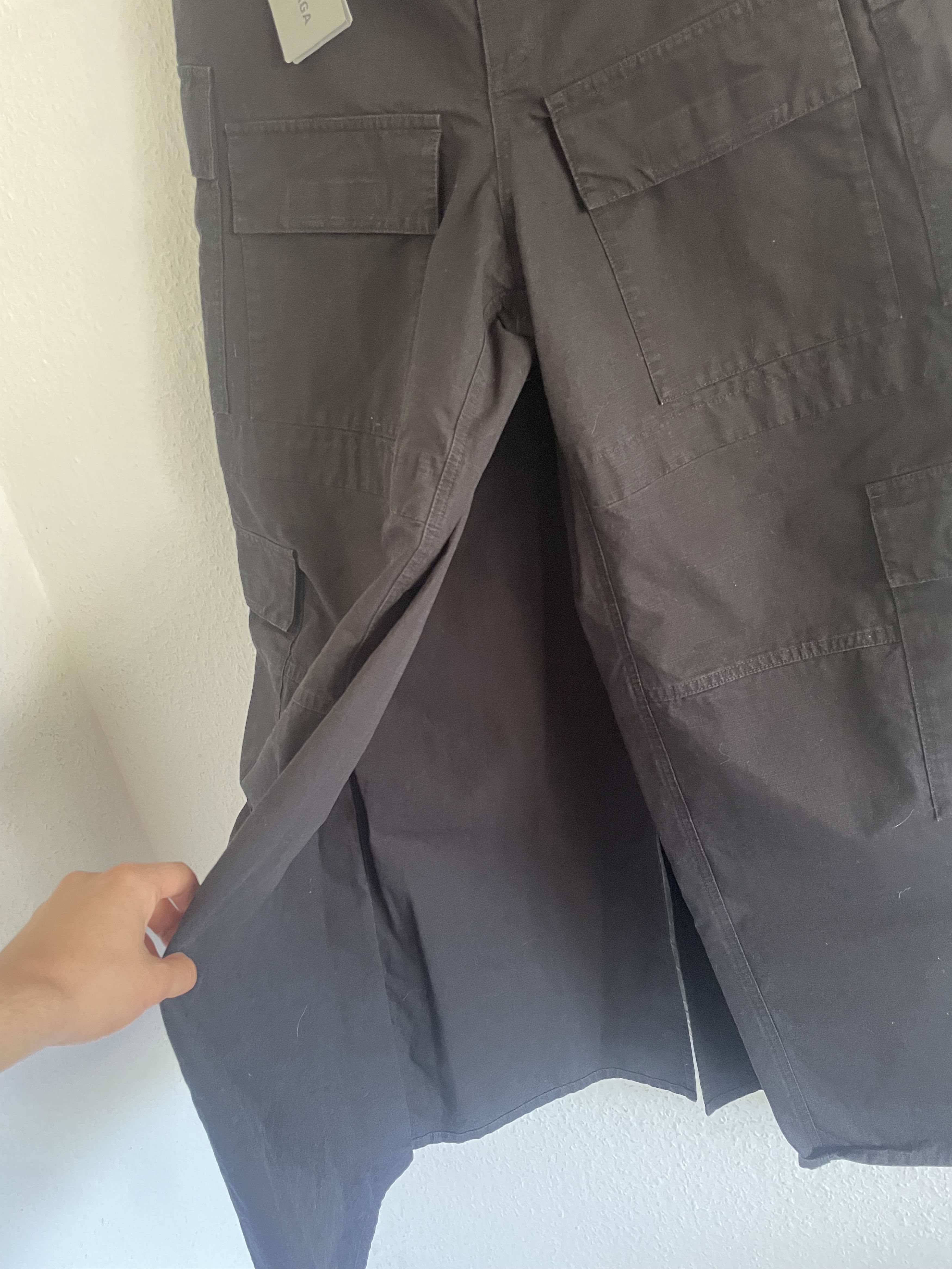 Balenciaga SS23 Runway Mod Show Apron Skirt Cargo Pants Size US 31 - 4 Thumbnail