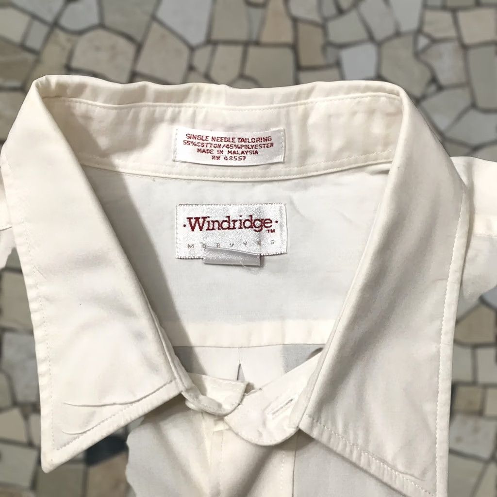 Vintage VINTAGE Windridge Mens 34 White Button Down Men Size beige Size US S / EU 44-46 / 1 - 1 Thumbnail